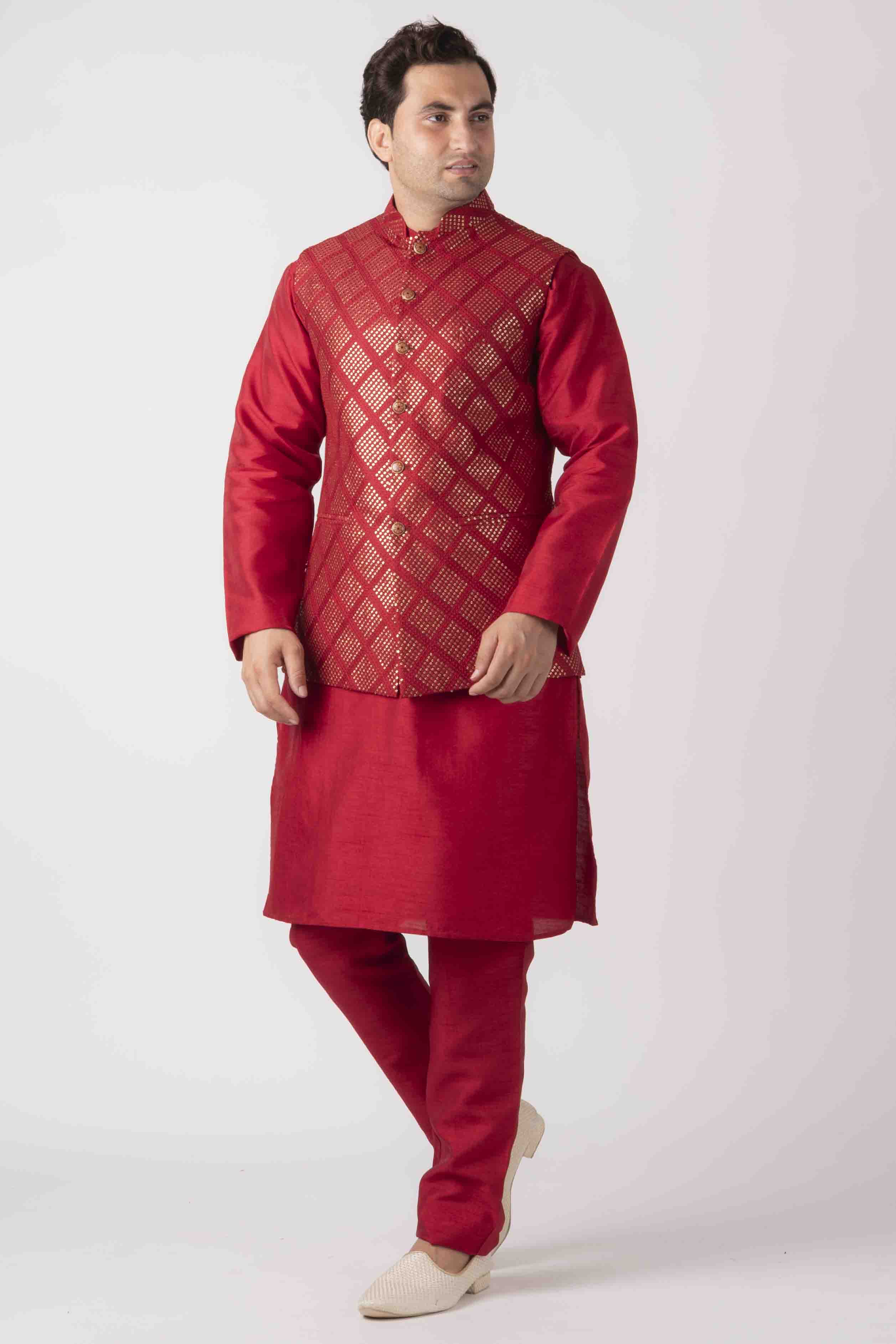 MLS KURTA JAWAHAR SET