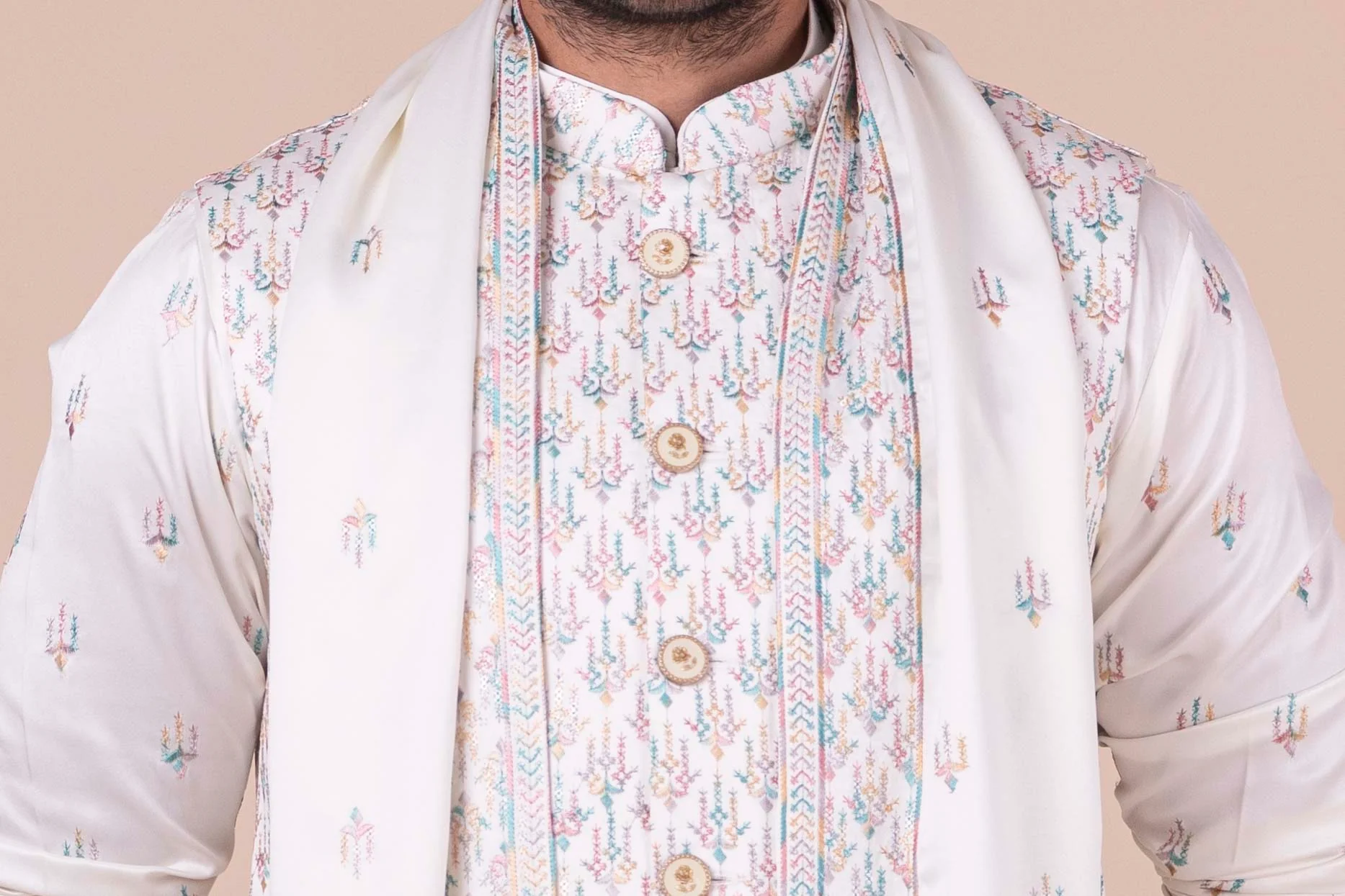 MLS KURTA JAWAHAR SET