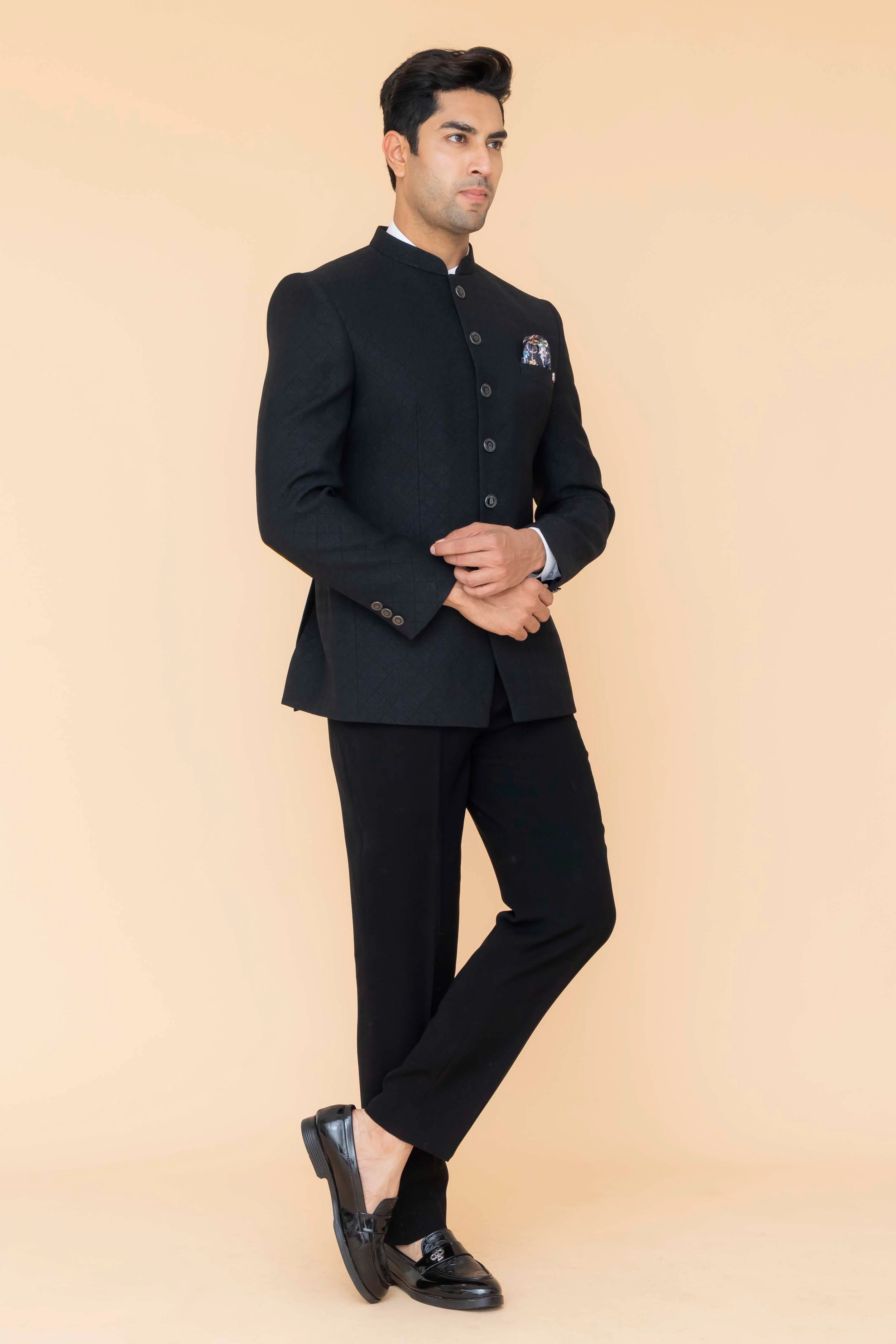 MLS PRINTED JODHPURI SUIT