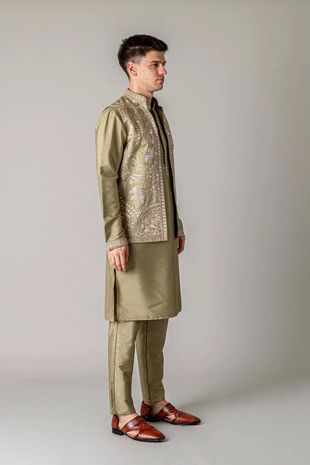 MLS KURTA JAWAHAR SET