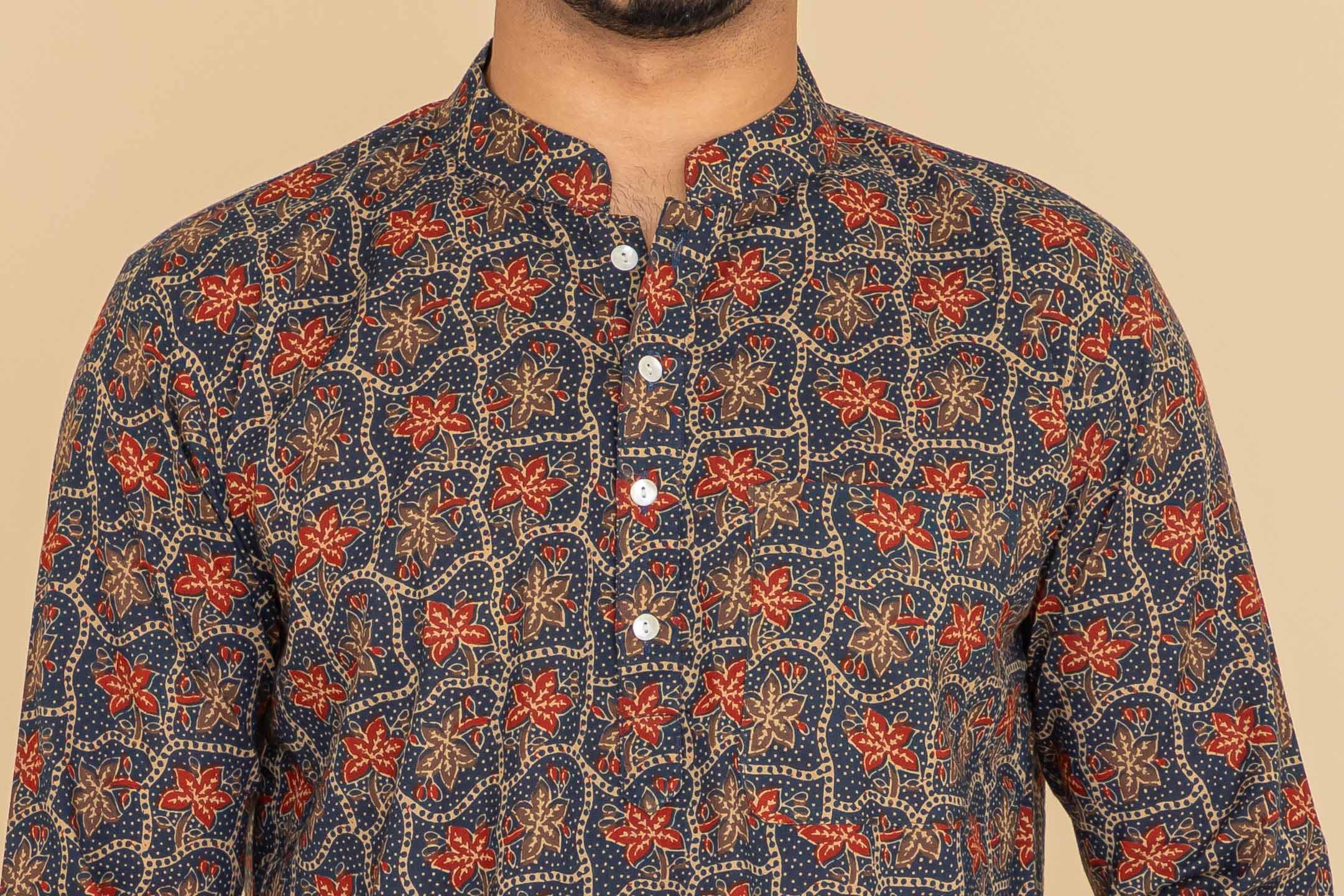 MLS SHORT KURTA FULL SLEEVES