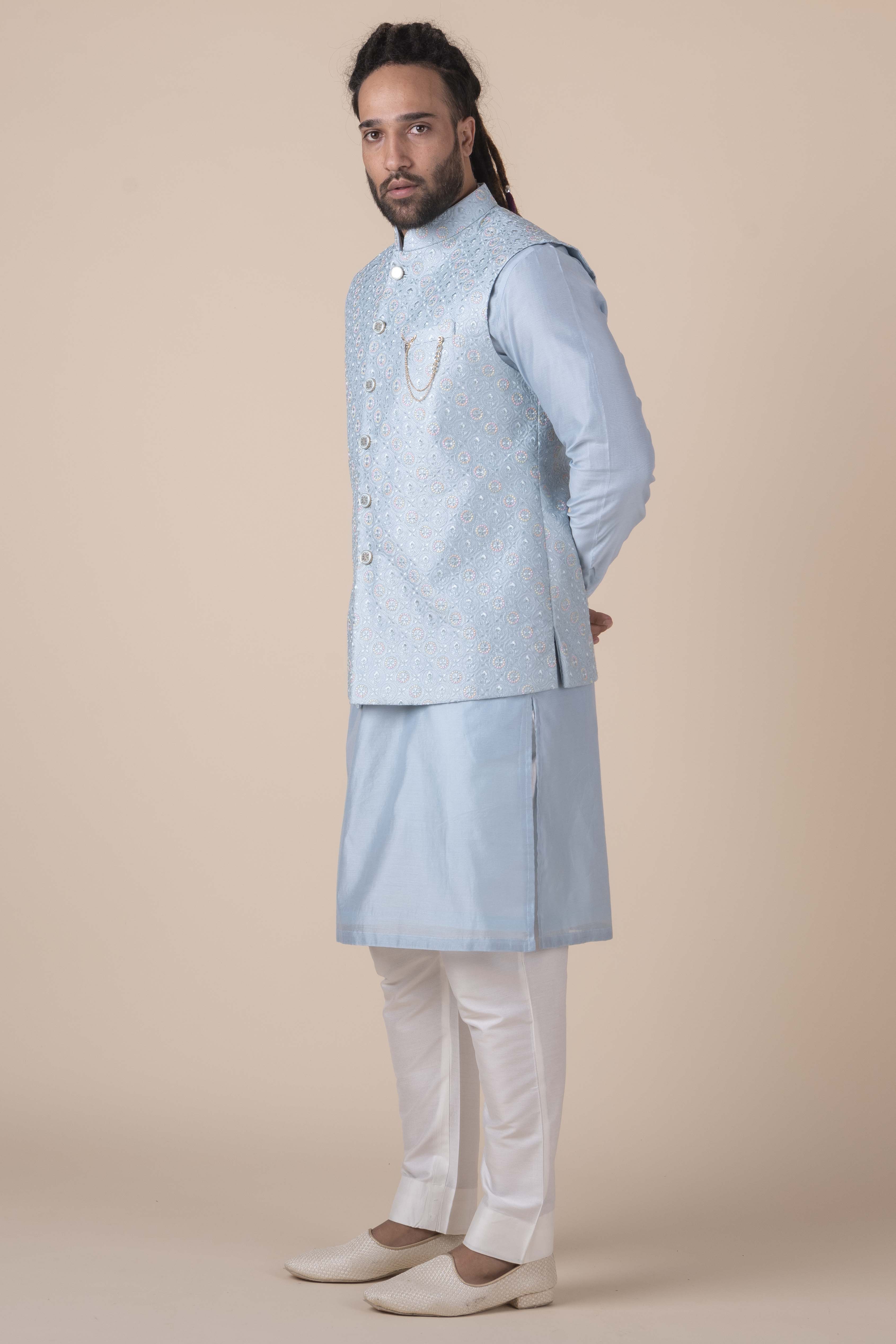 MLS KURTA JAWAHAR SET