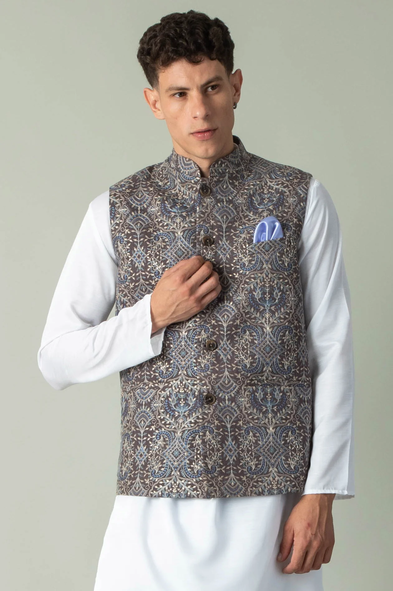 MLS EMBROIDERED JAWAHAR JACKET
