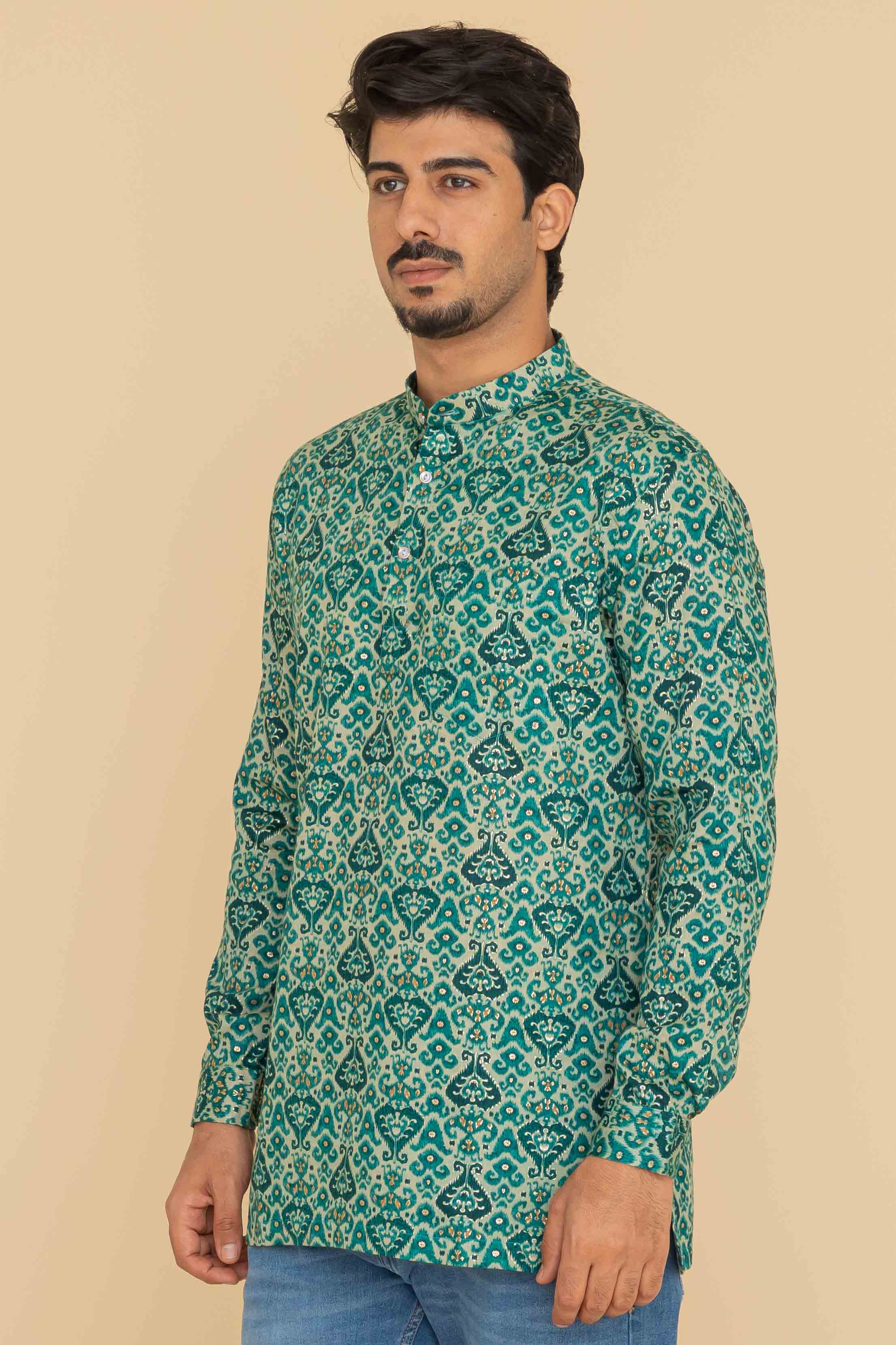 MLS SHORT KURTA FULL SLEEVES