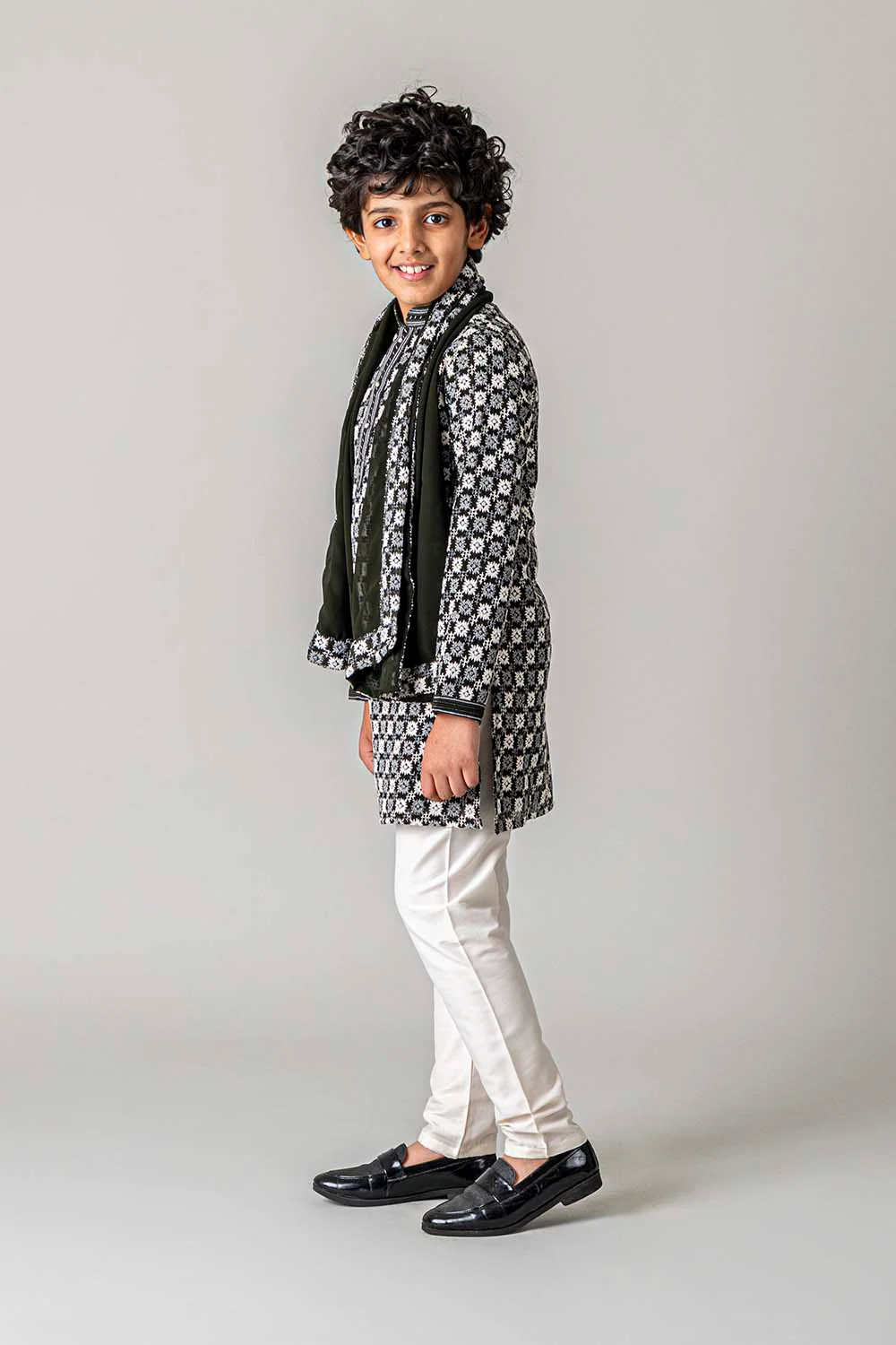 MLS KIDS CHIKANKARI KURTA PAJAMA