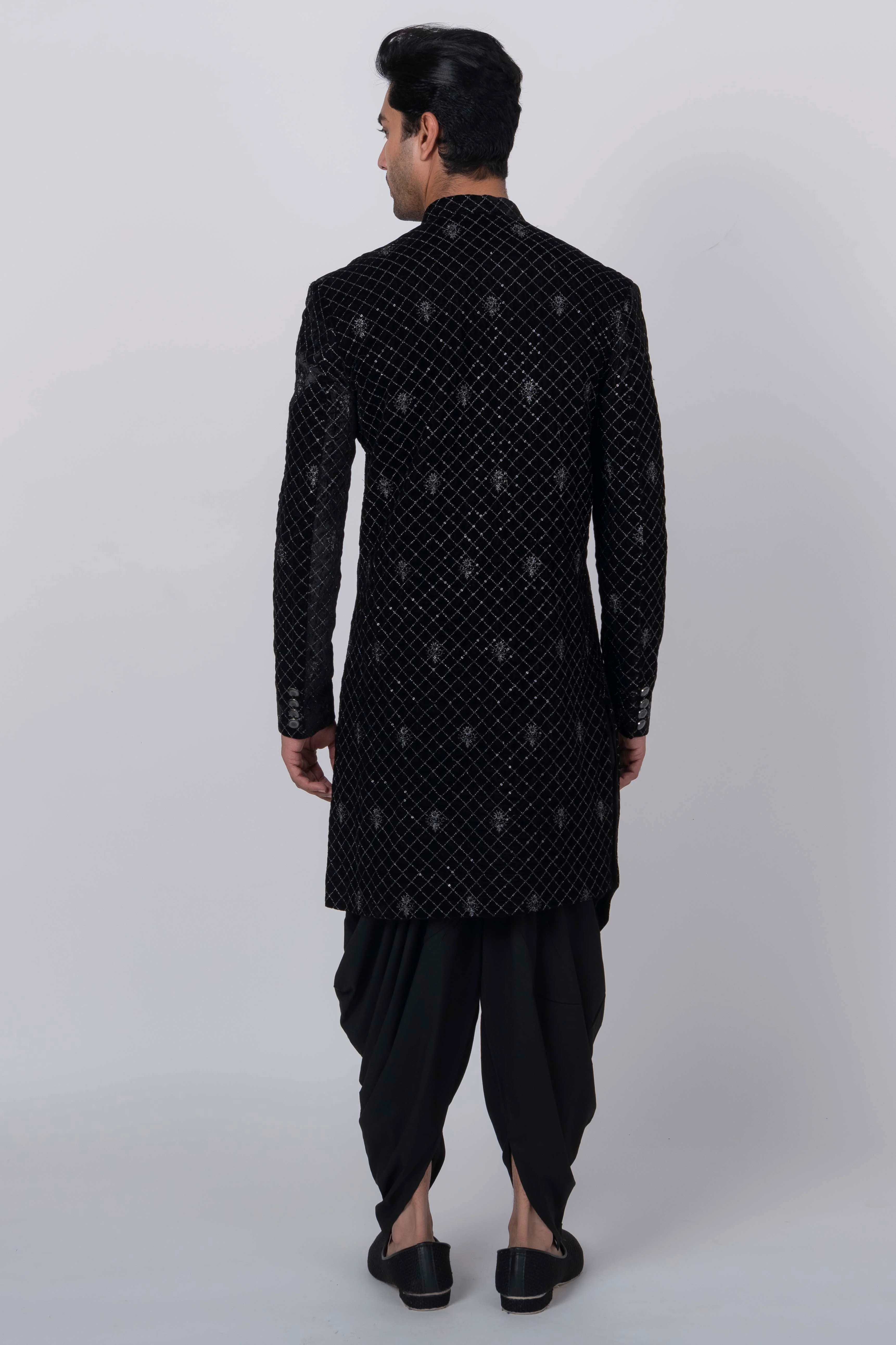 MLS VELVET INDO WESTERN 2 PCS