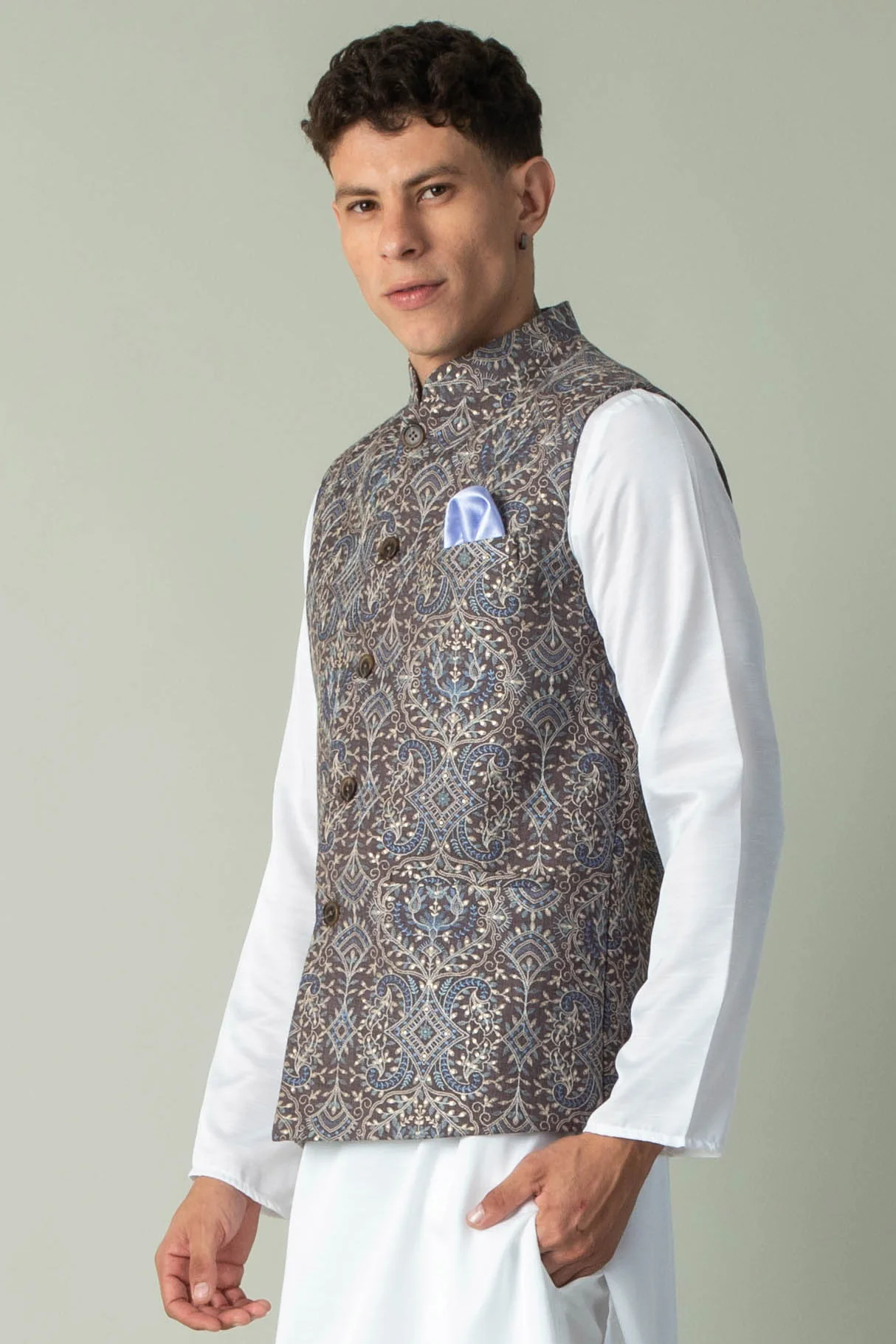 MLS EMBROIDERED JAWAHAR JACKET