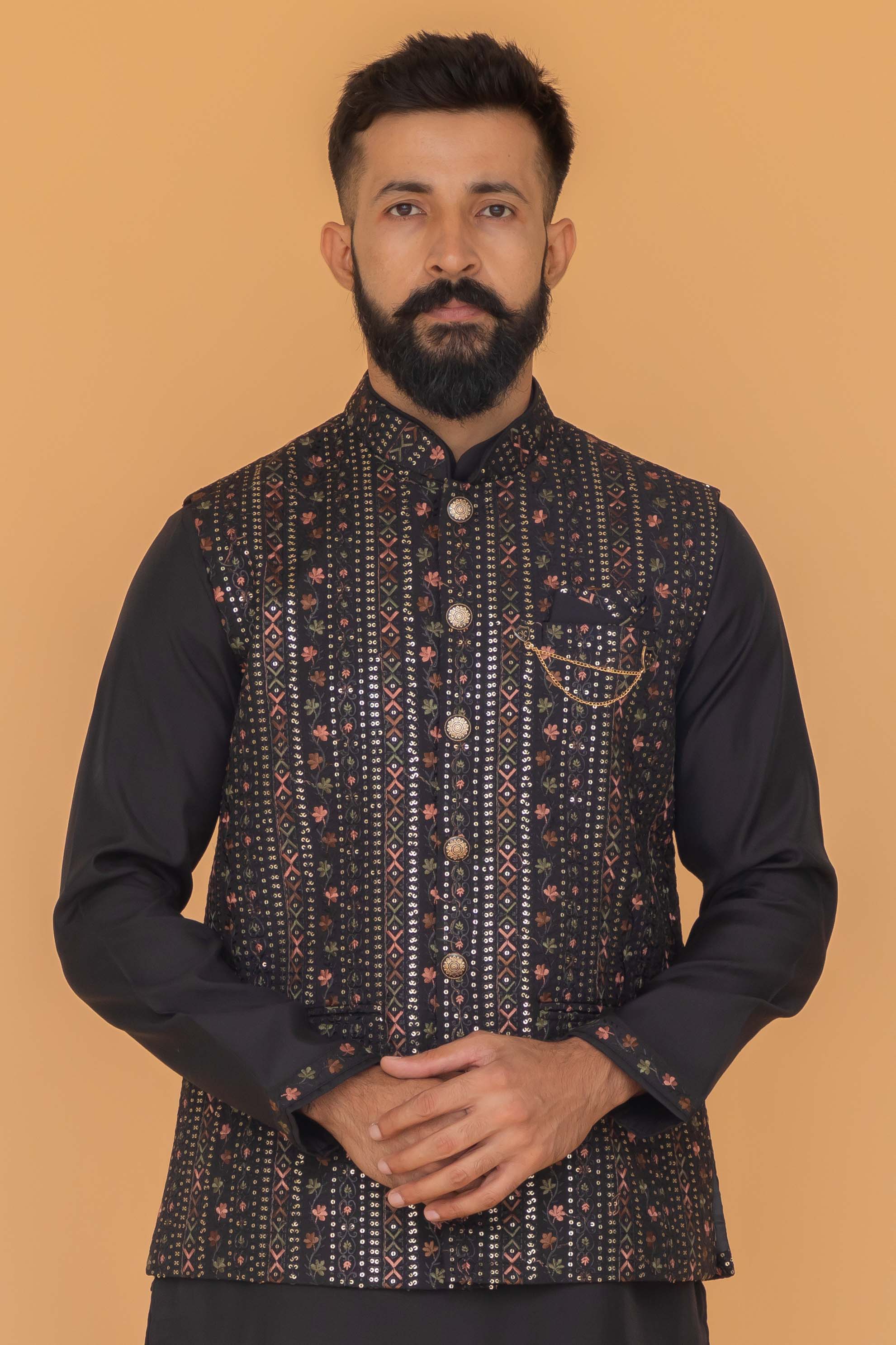 MLS KURTA JAWAHAR SET