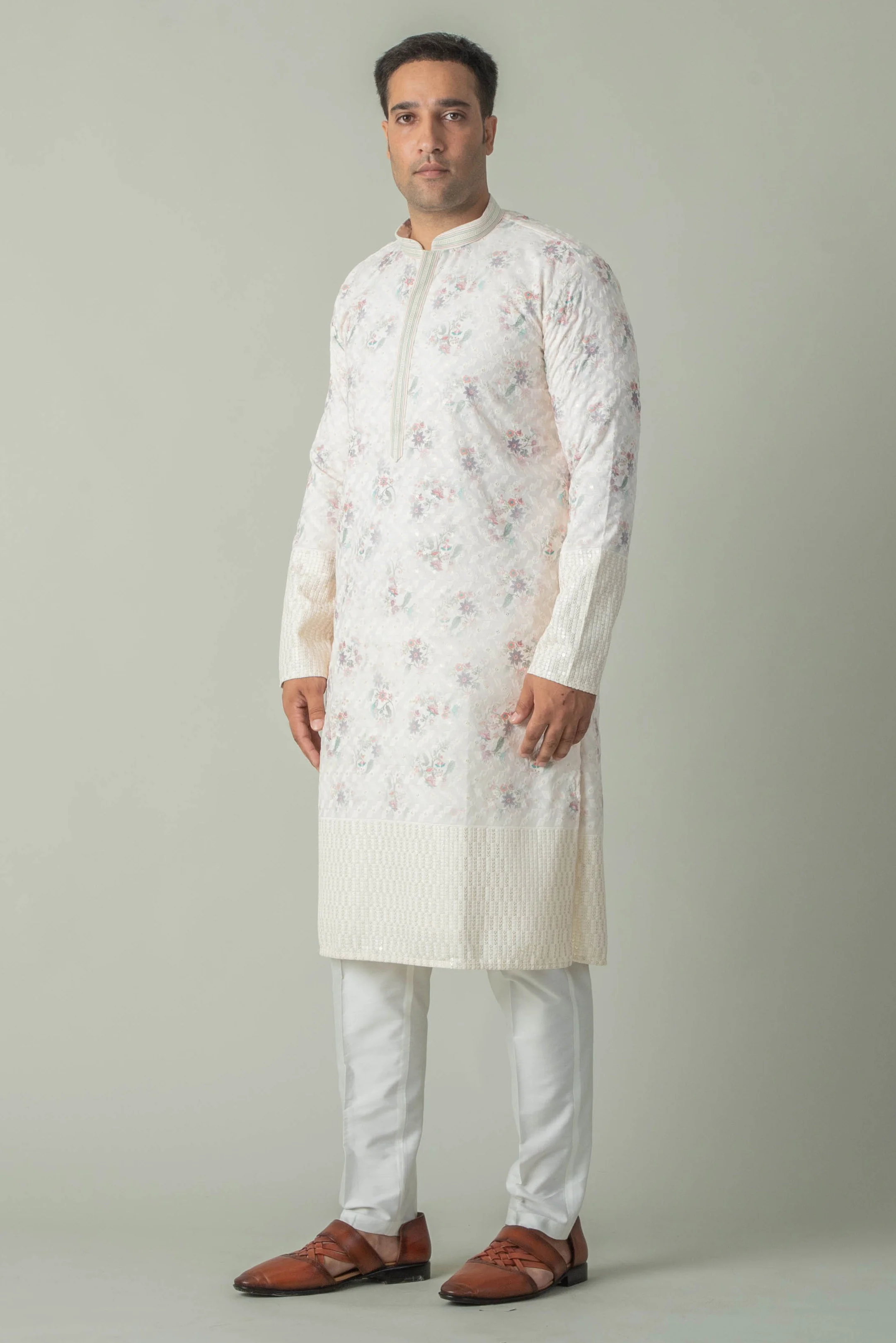 MLS PRINTED KURTA PAJAMA