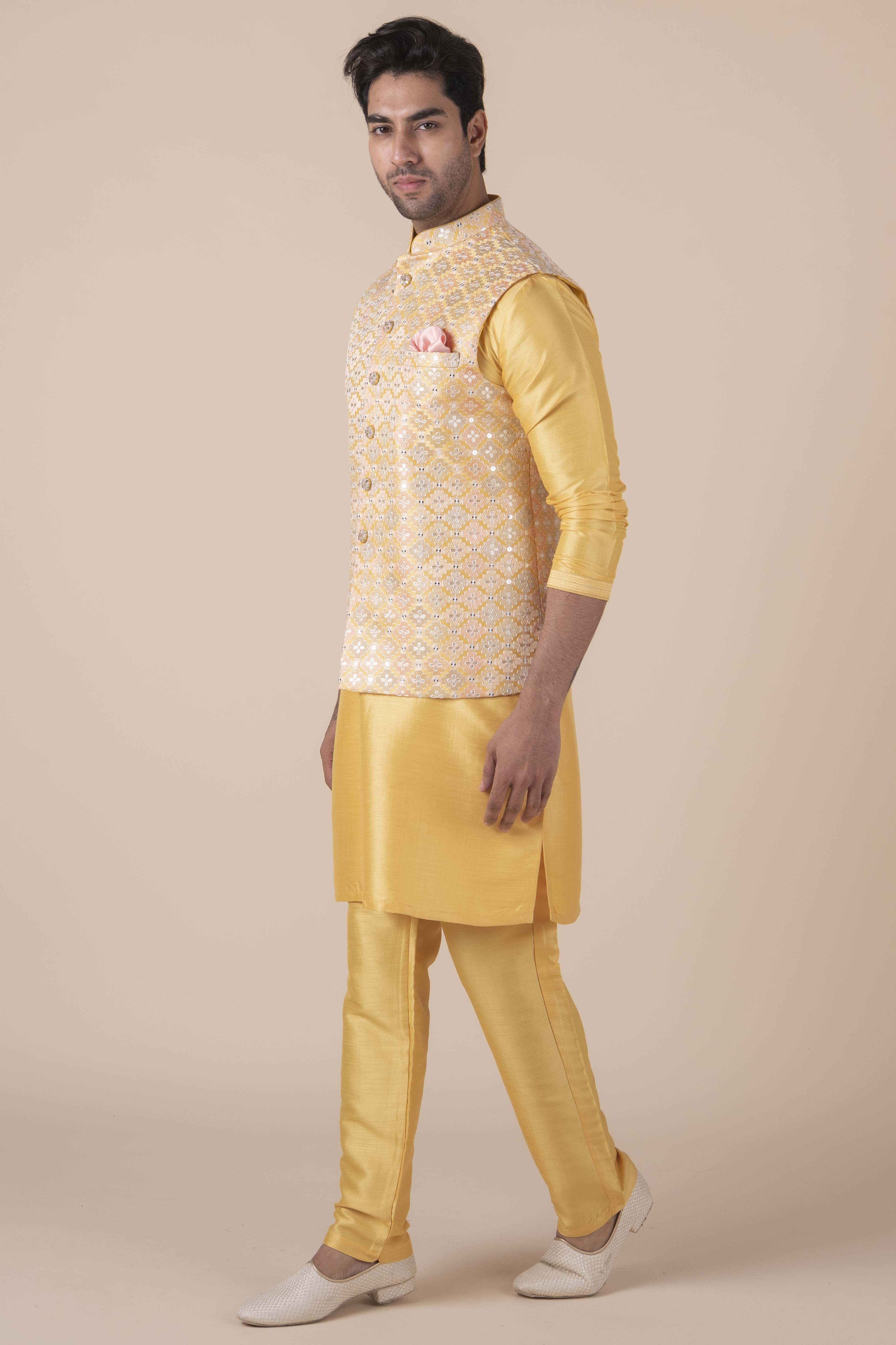 MLS KURTA JAWAHAR SET