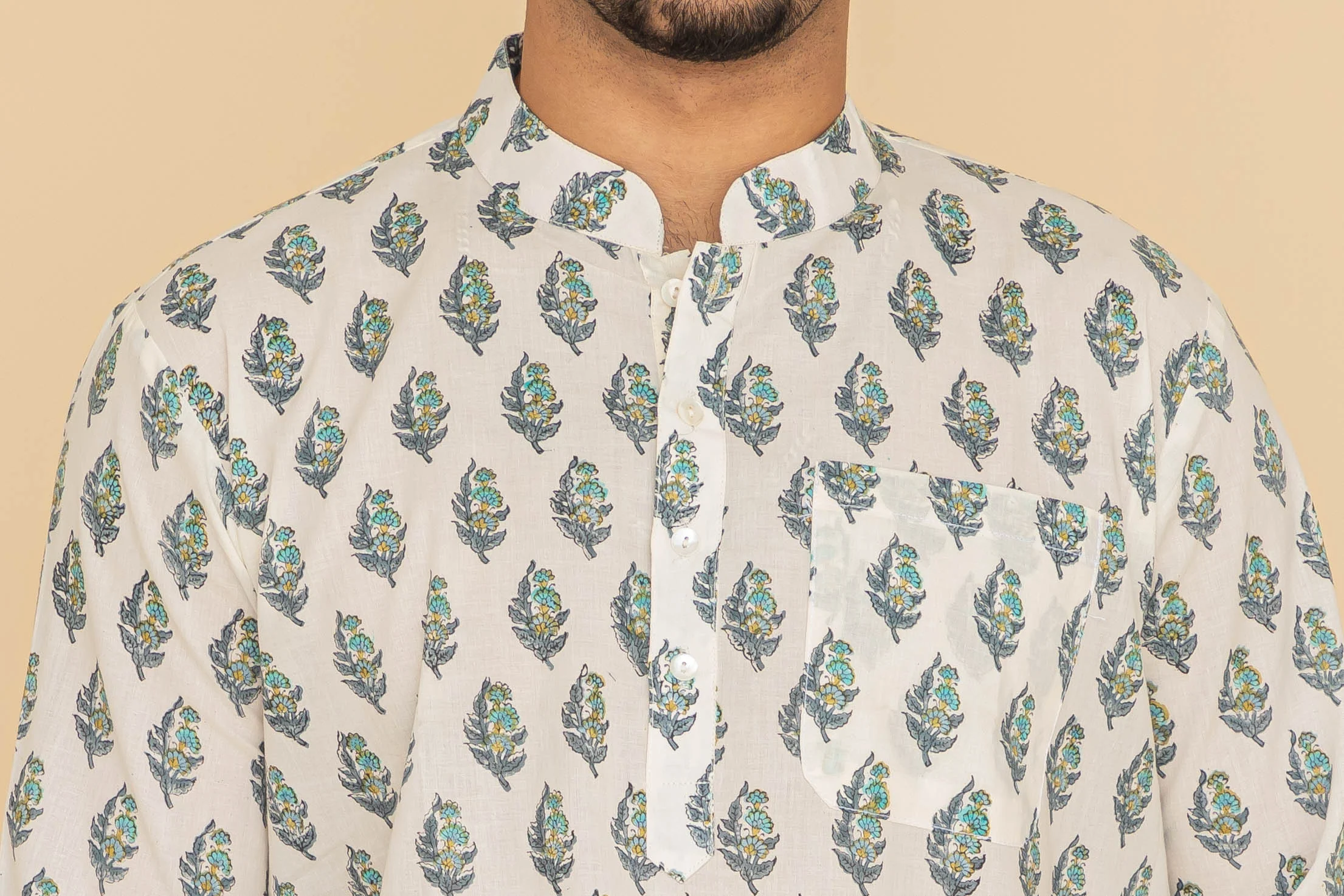 MLS SHORT KURTA FULL SLEEVES