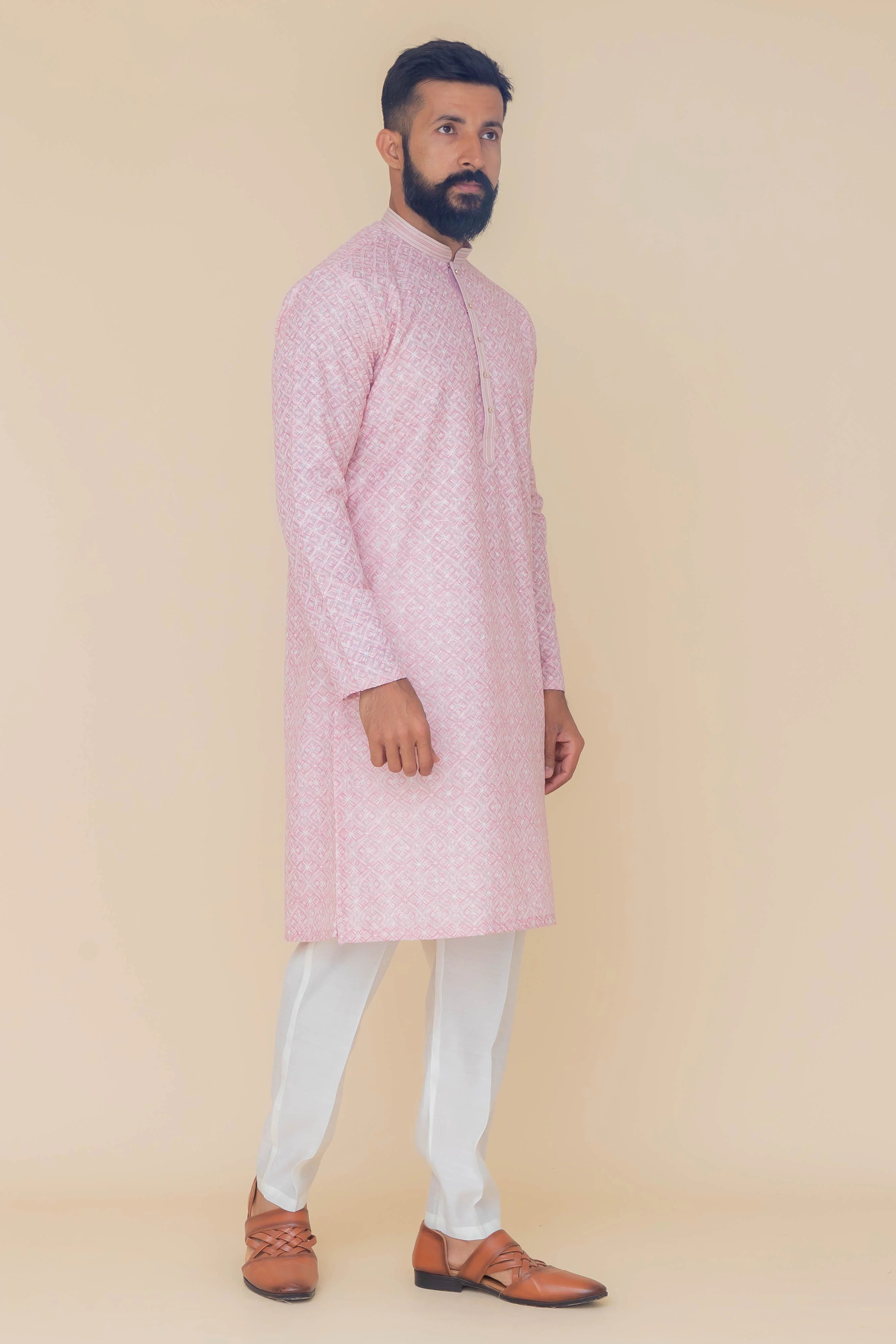 MLS PRINTED KURTA PAJAMA