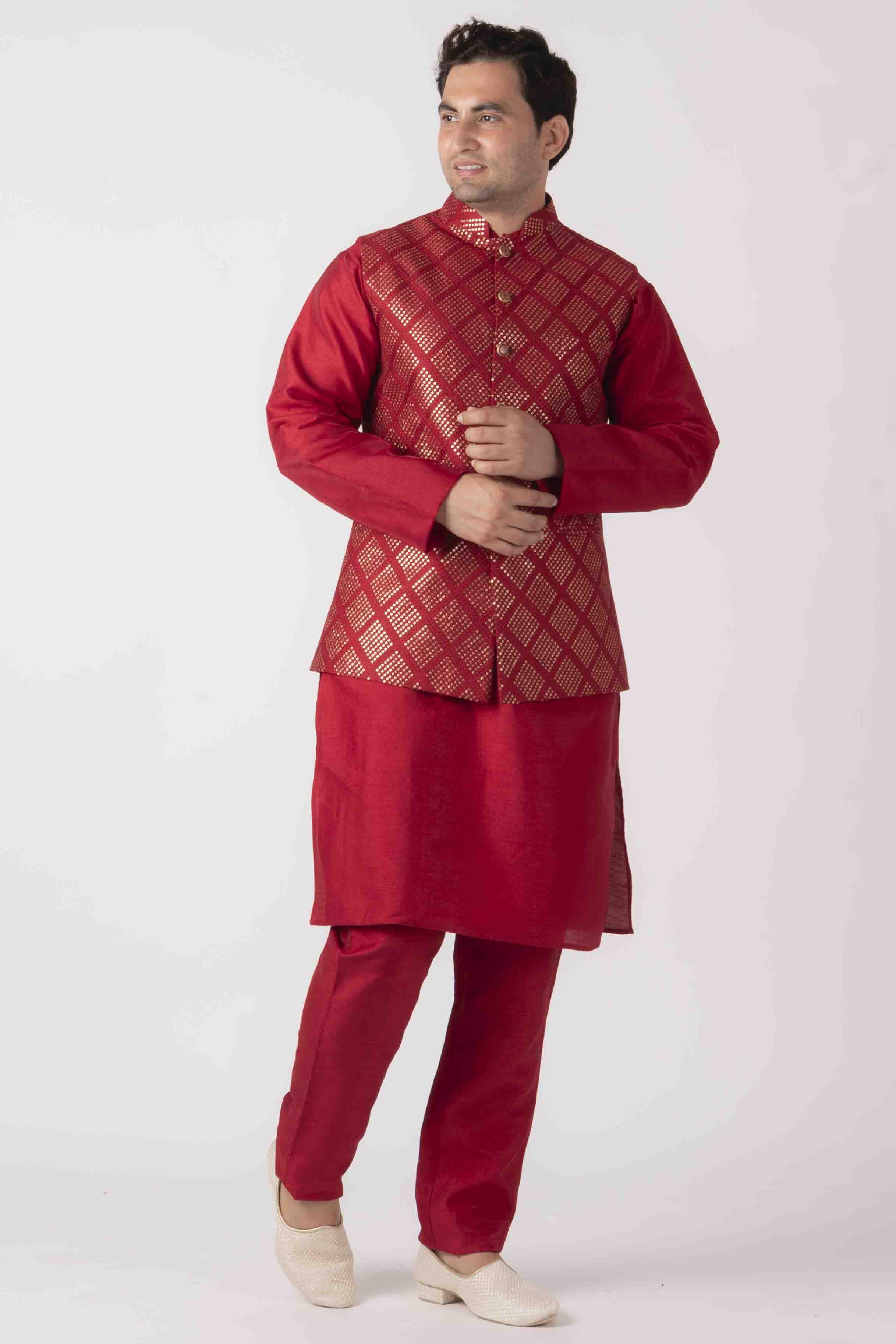 MLS KURTA JAWAHAR SET