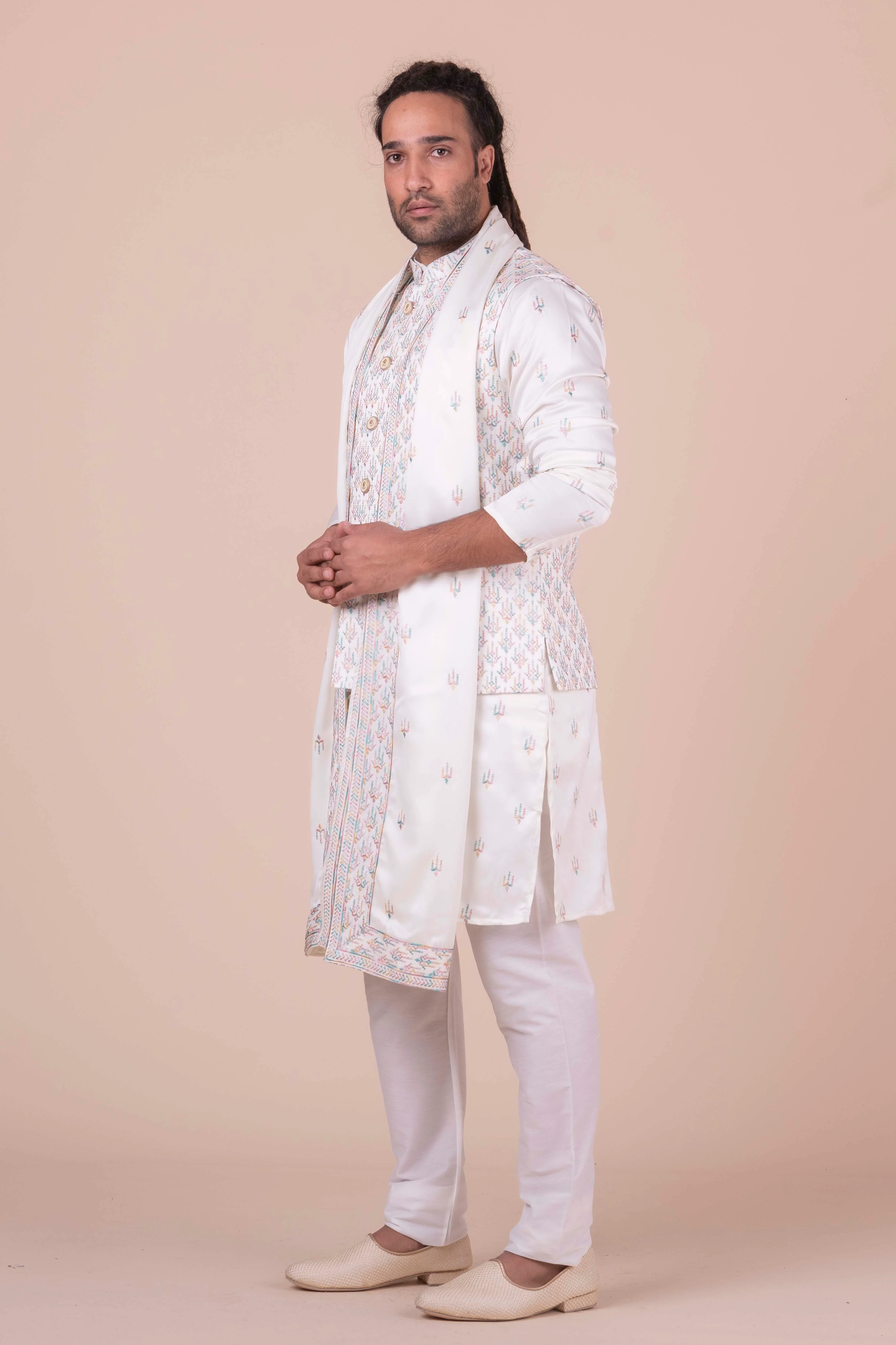 MLS KURTA JAWAHAR SET