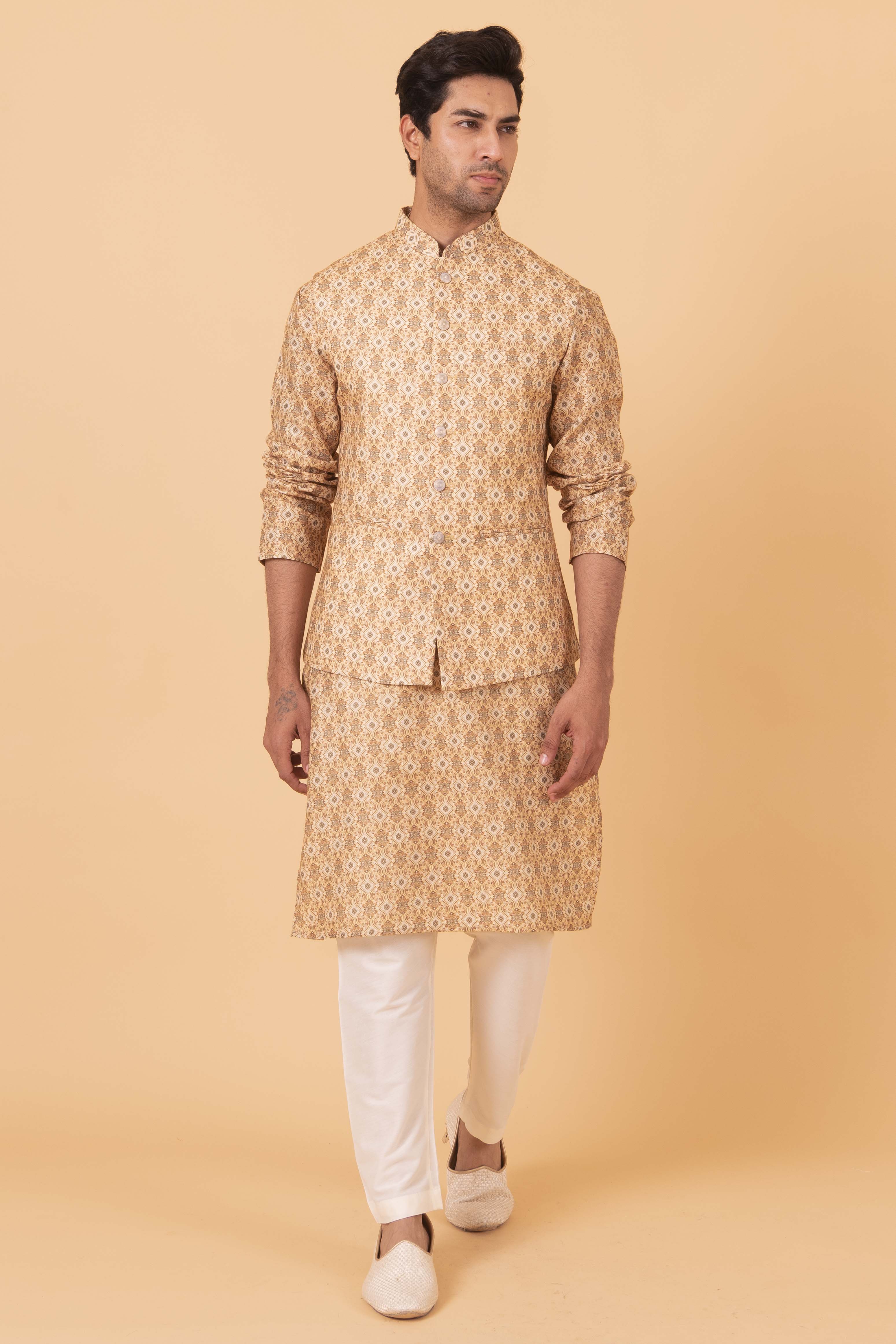 MLS KURTA JAWAHAR SET