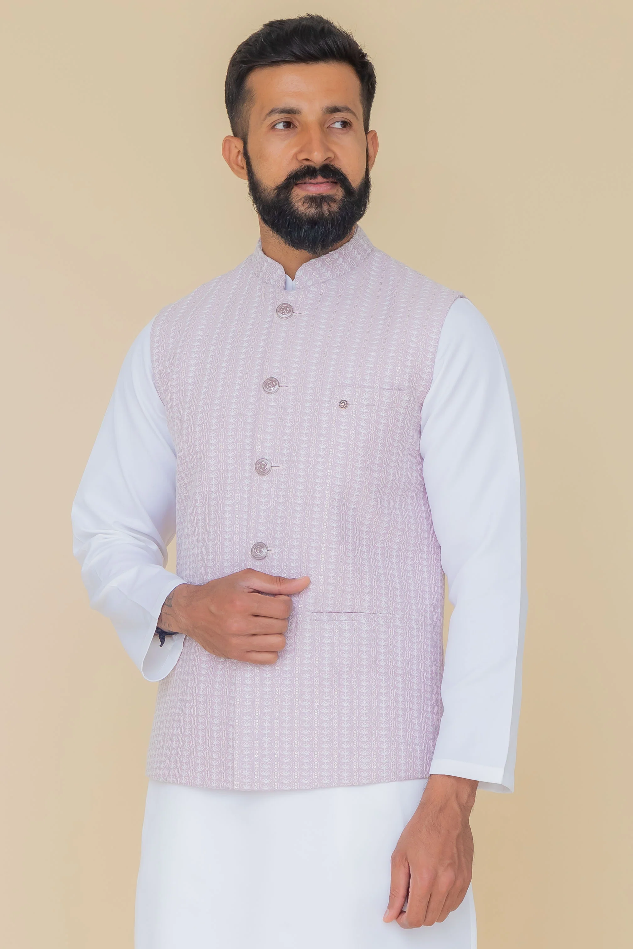 MLS EMBROIDERED JAWAHAR JACKET
