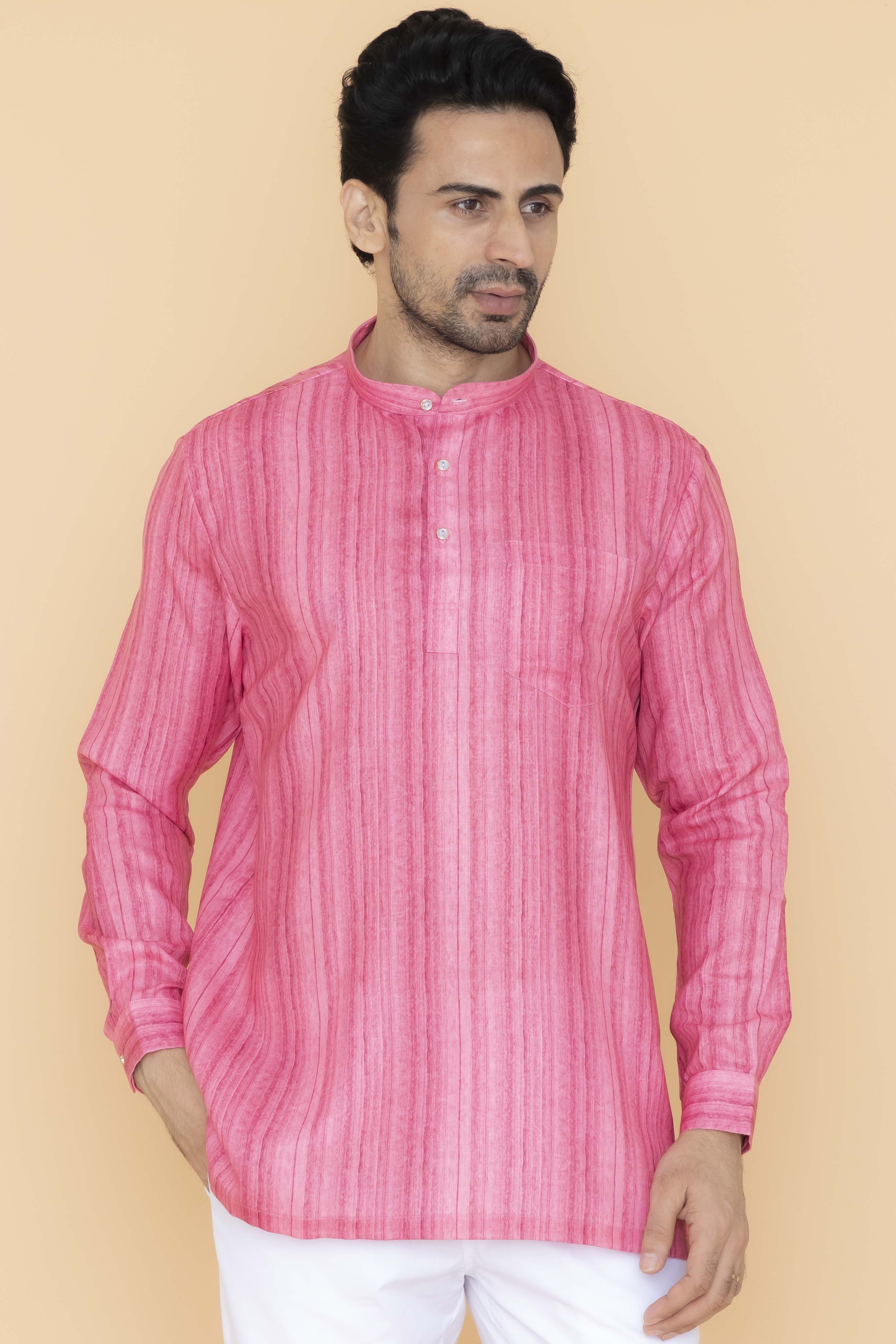 MLS SHORT KURTA FULL SLEEVES
