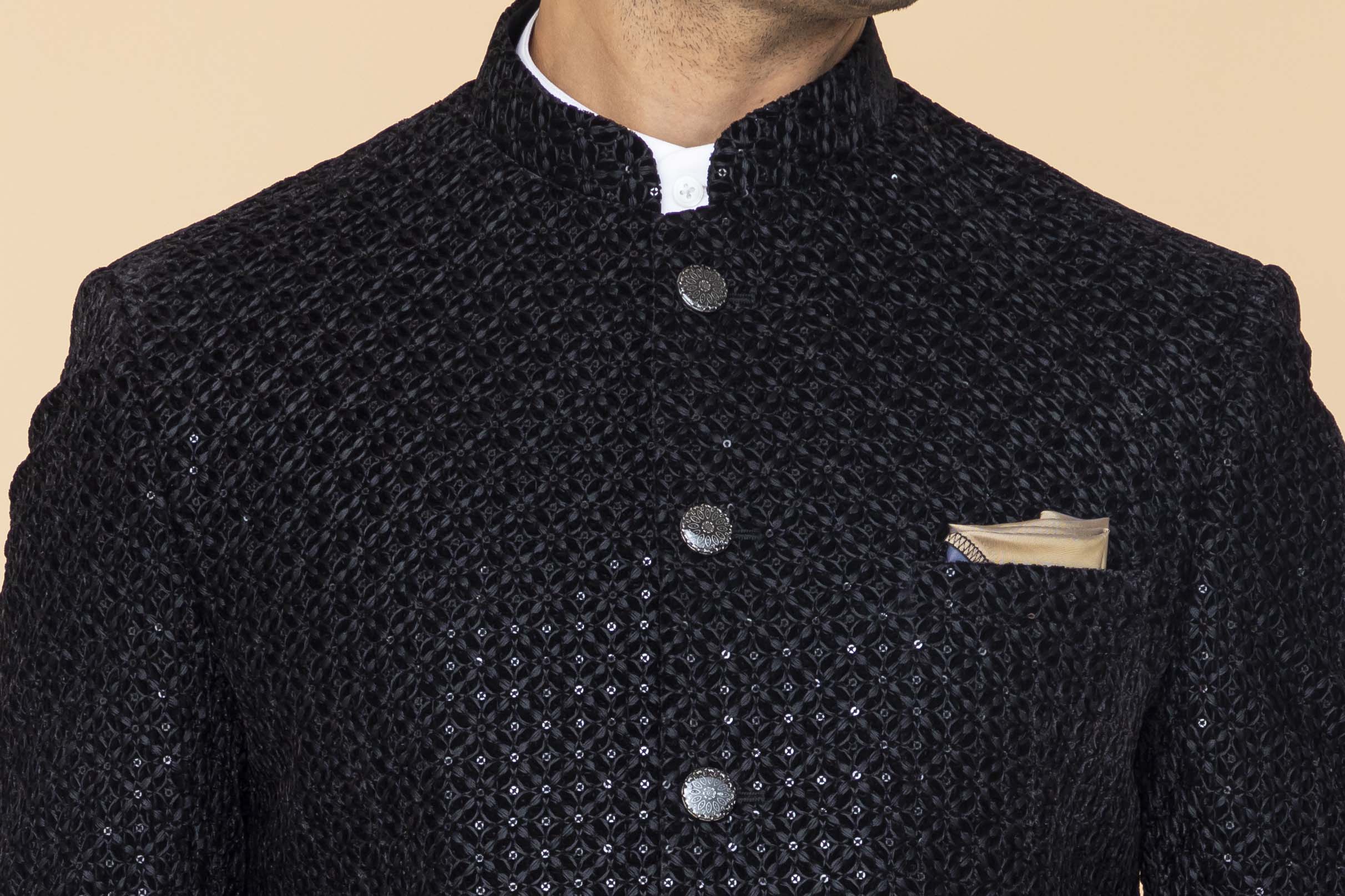 MLS VELVET JODHPURI SUIT