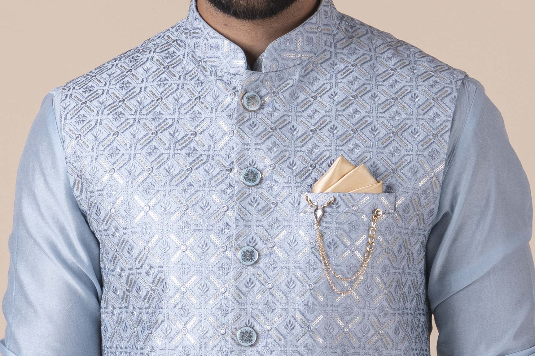 MLS KURTA JAWAHAR SET