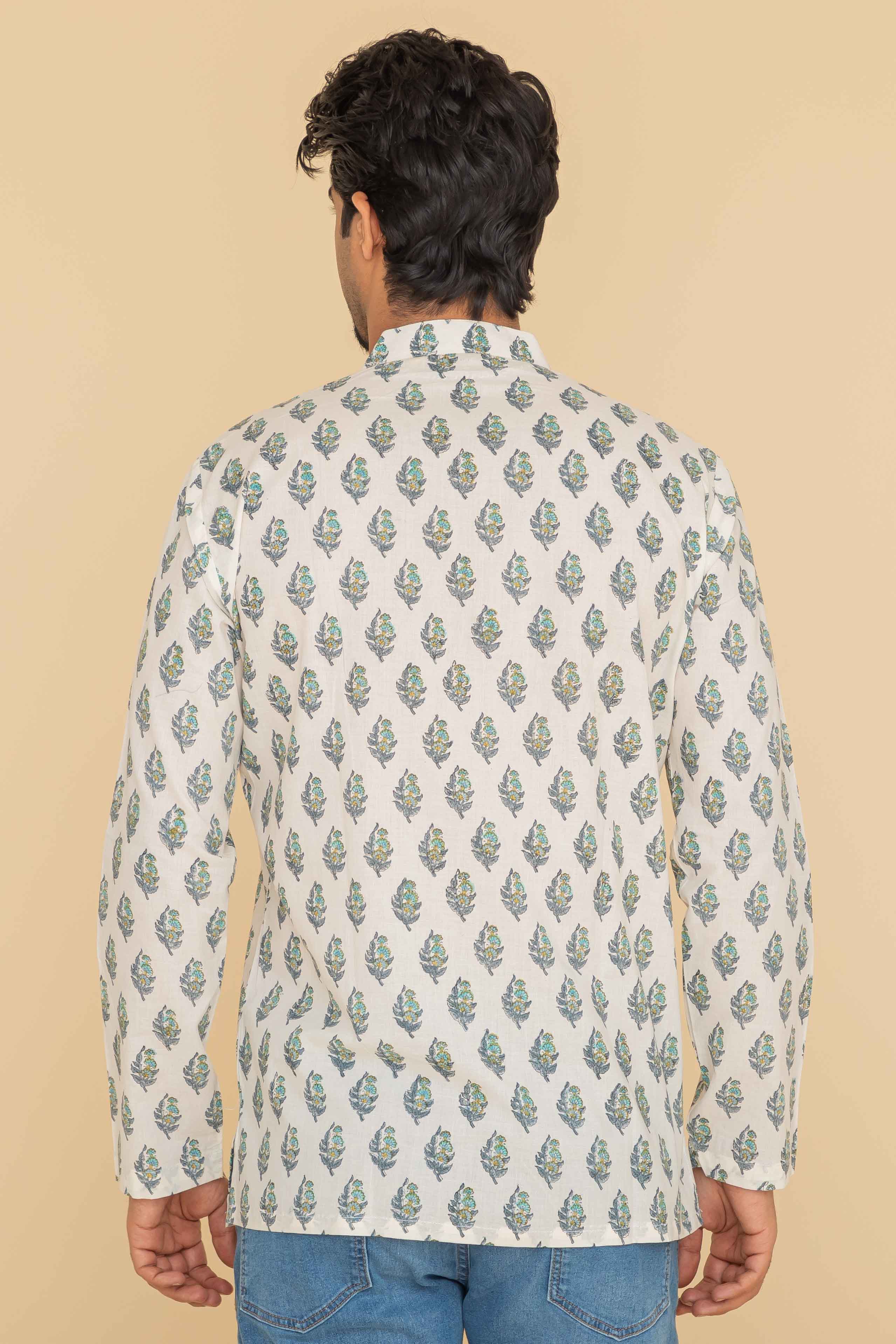 MLS SHORT KURTA FULL SLEEVES