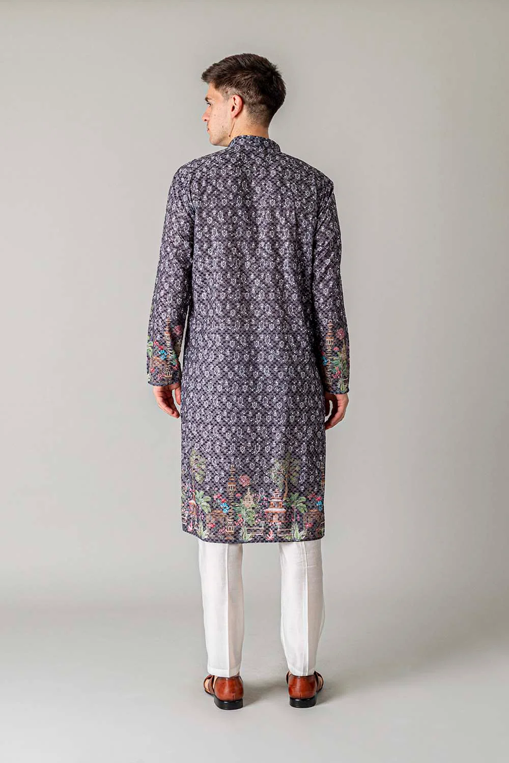 MLS PRINTED KURTA PAJAMA