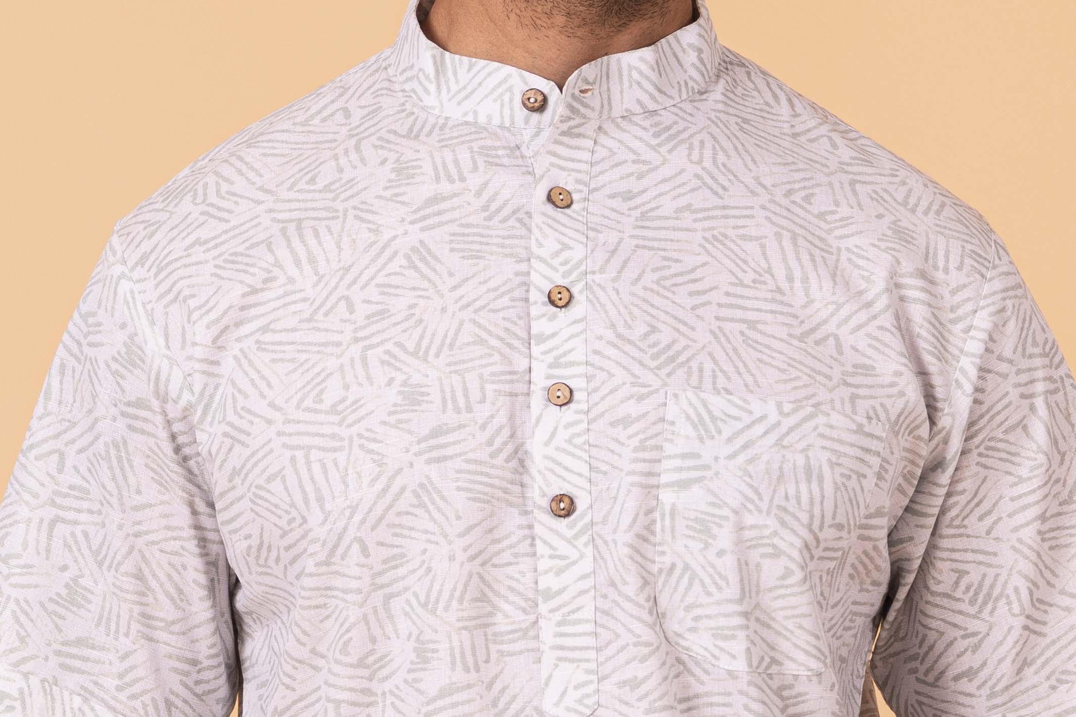 MLS SHORT KURTA HALF SLEEVES