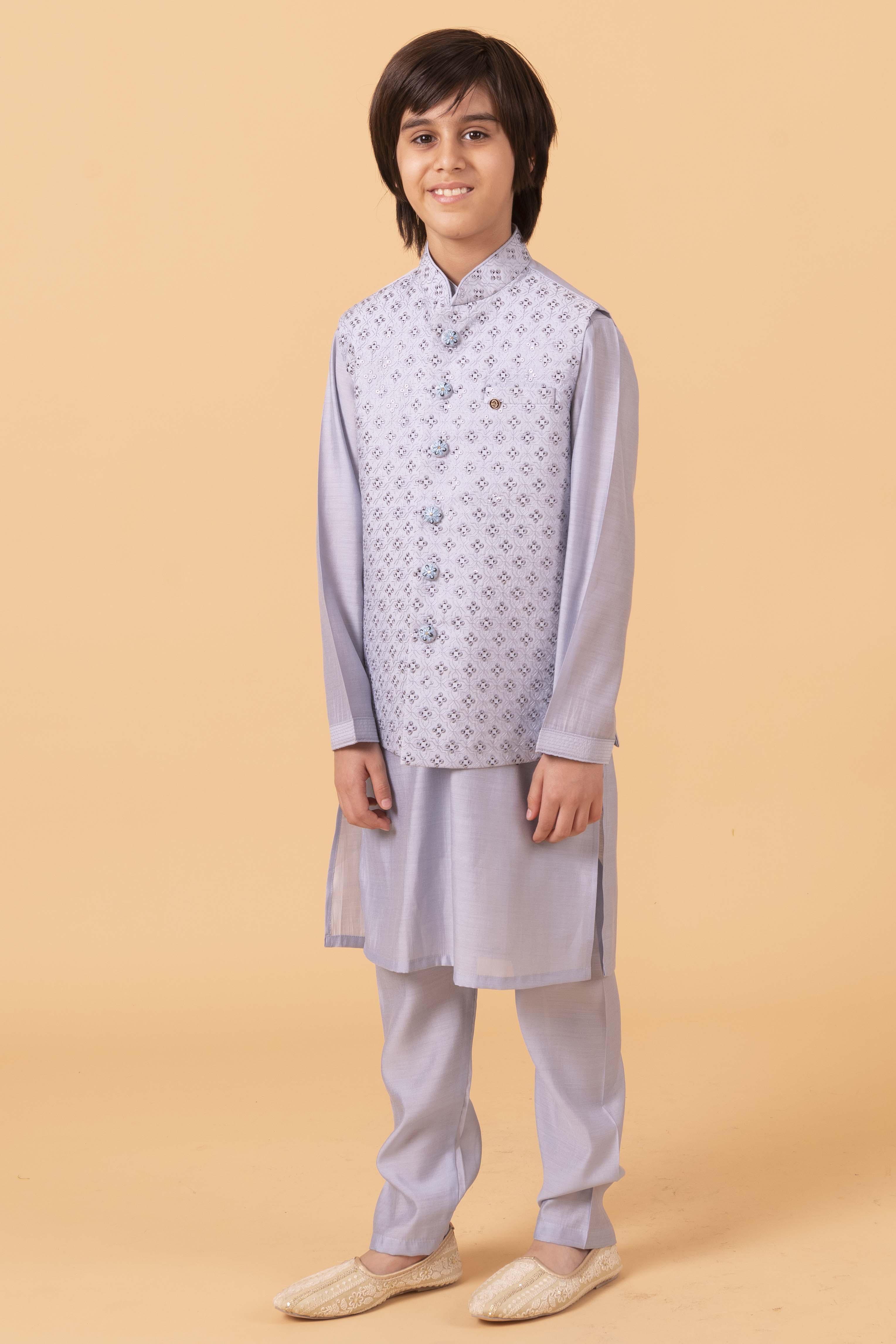 MLS KIDS KURTA JACKET SET