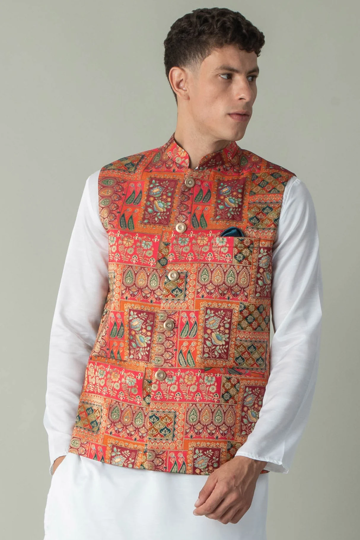 MLS PRINTED JAWAHAR JACKET