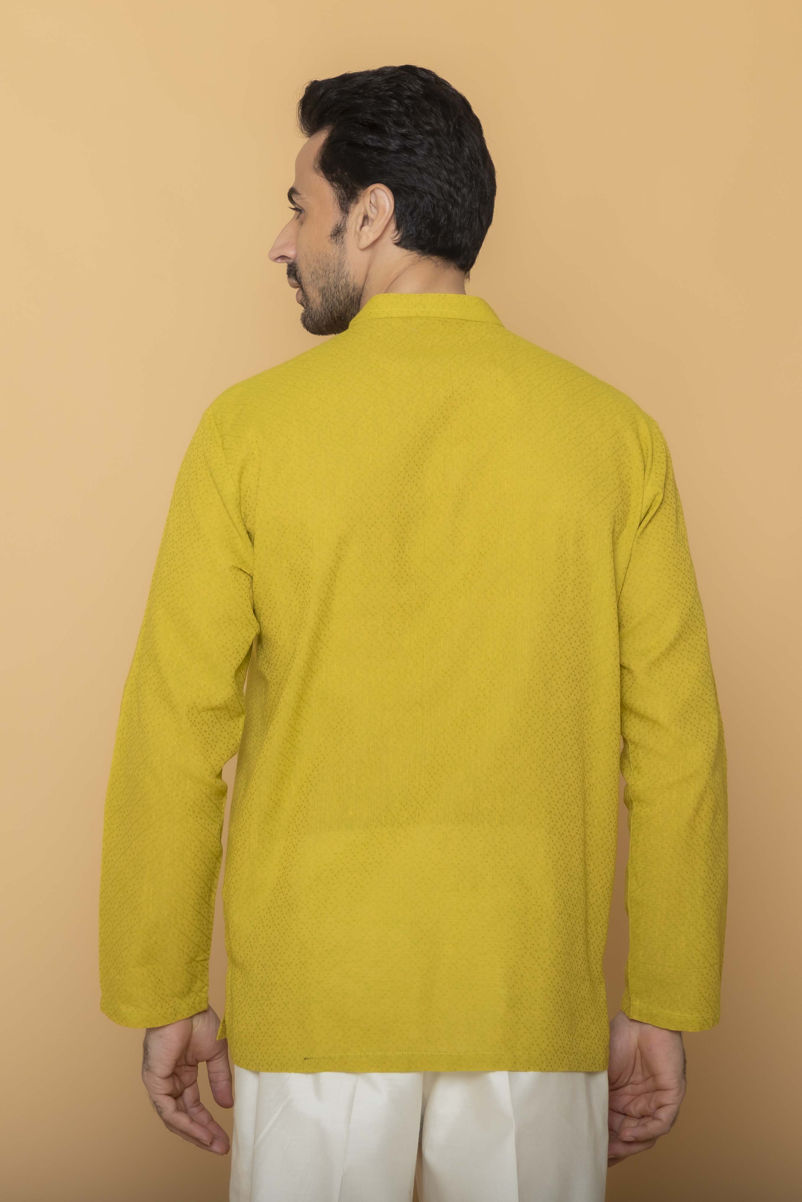 MLS SHORT KURTA FULL SLEEVES