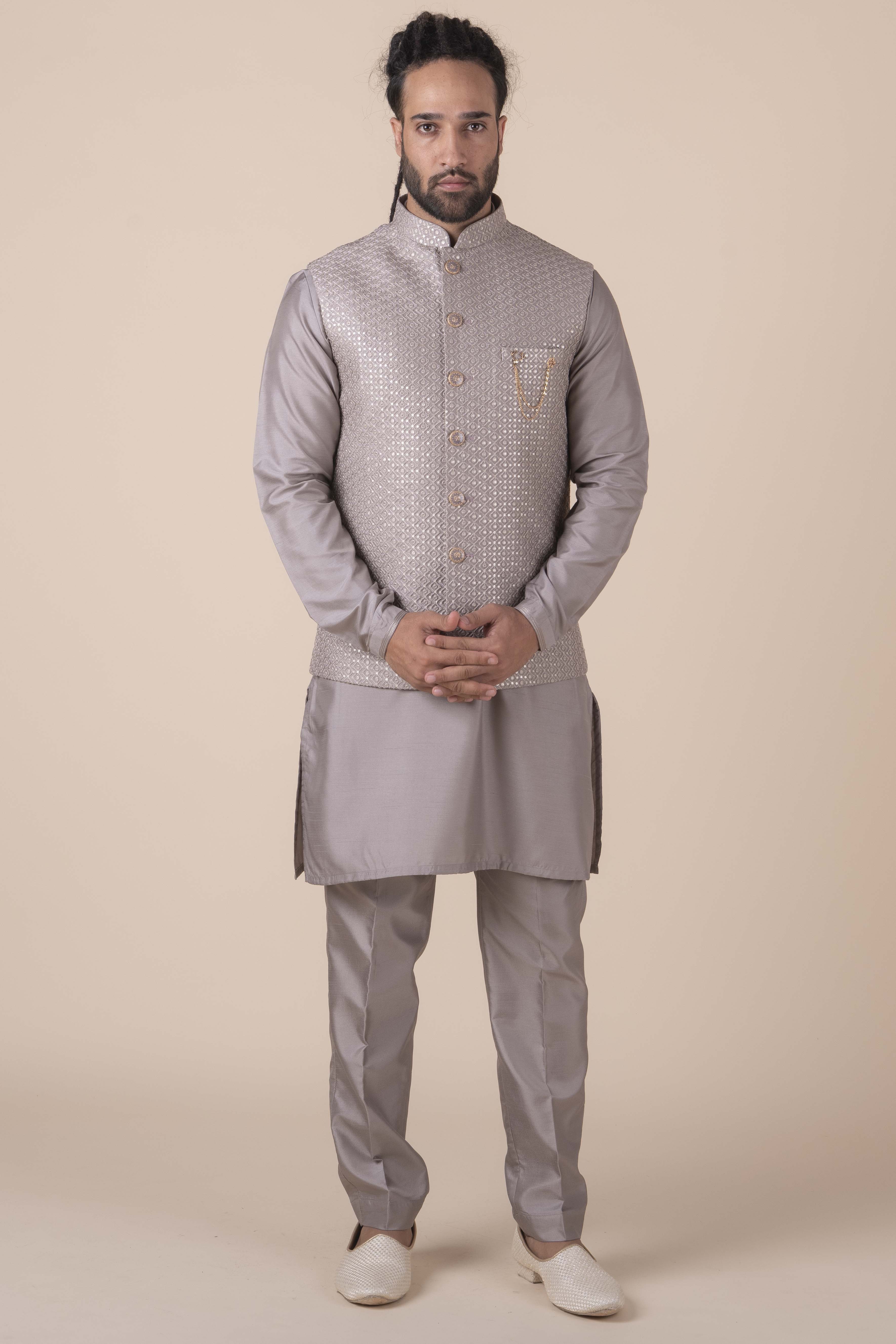 MLS KURTA JAWAHAR SET