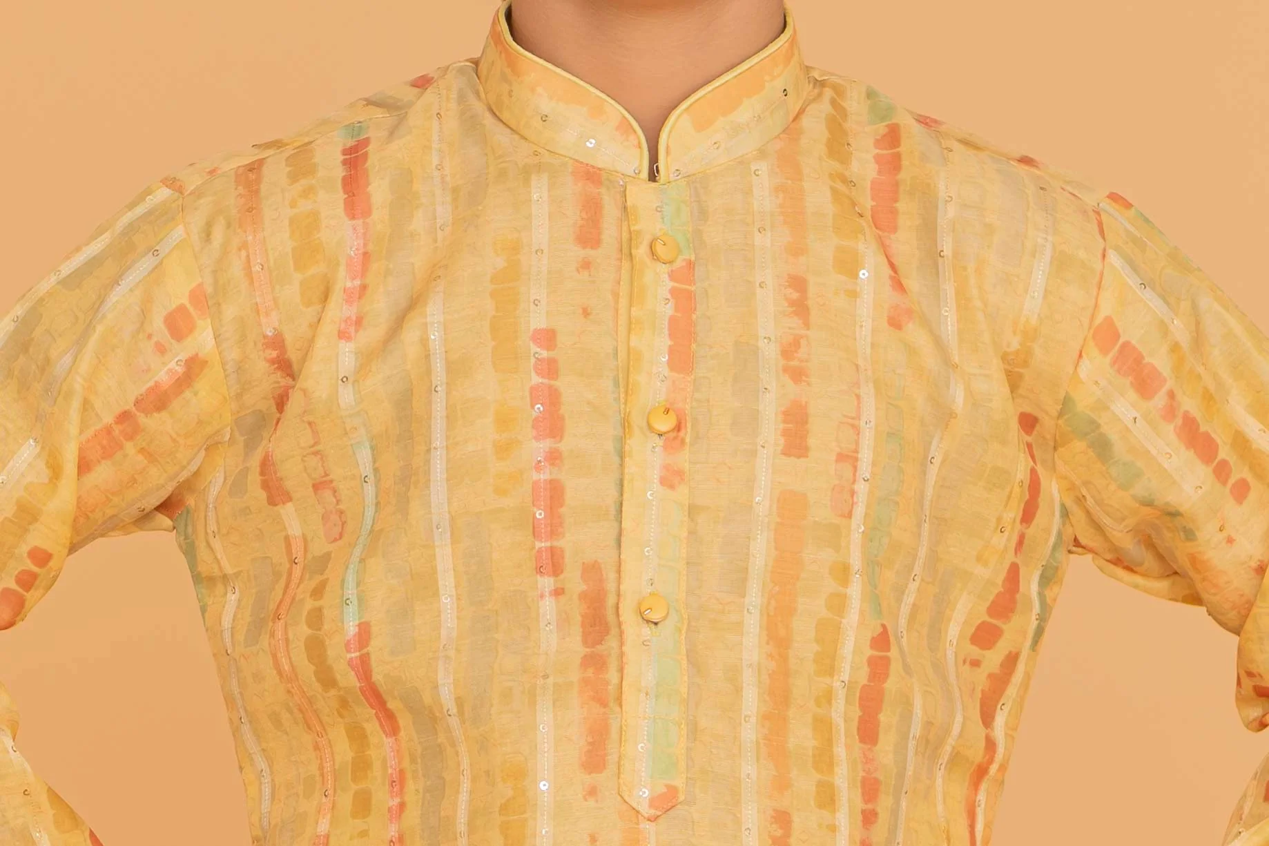 MLS KIDS EMBROIDERED KURTA PAJAMA