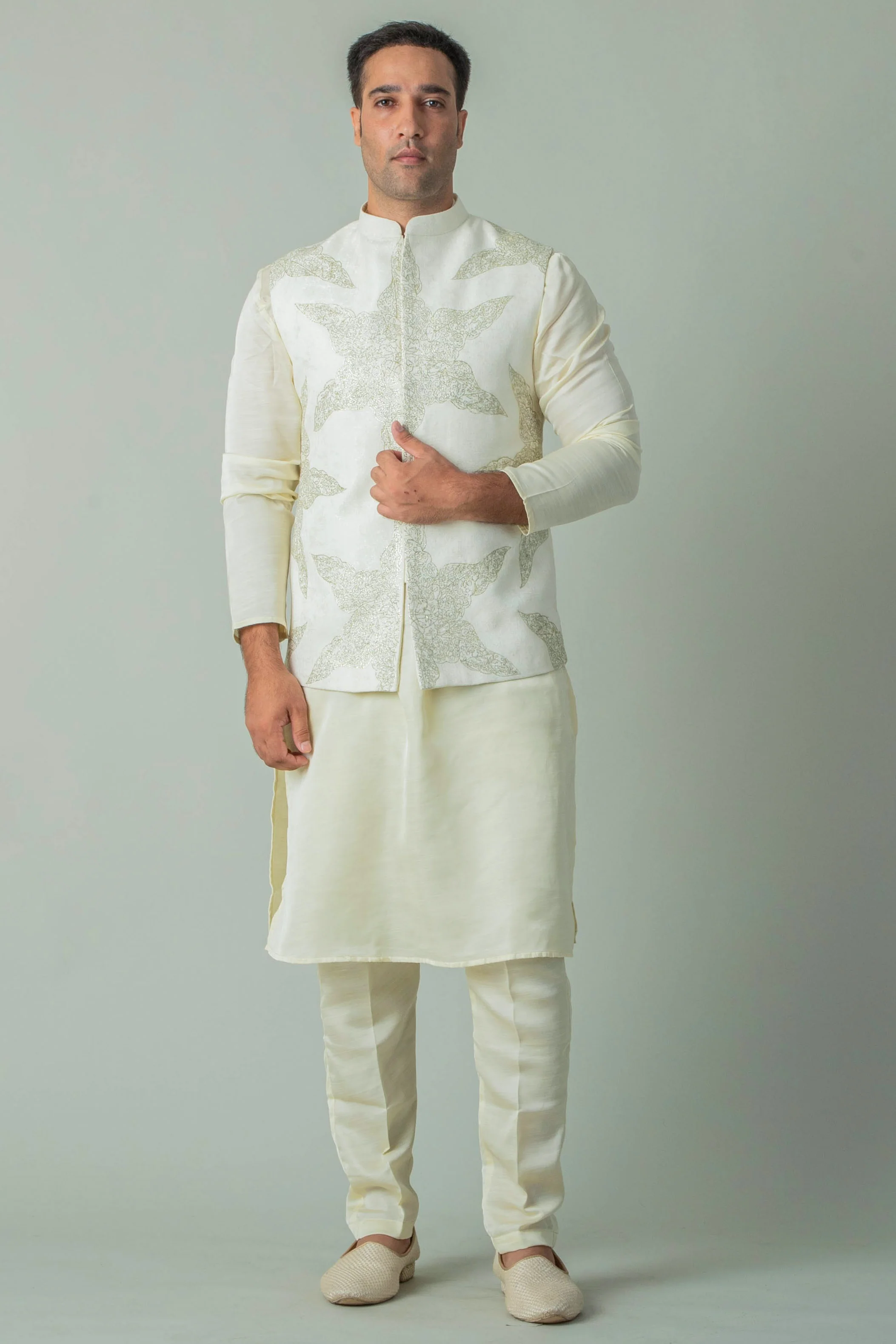 MLS KURTA JAWAHAR SET