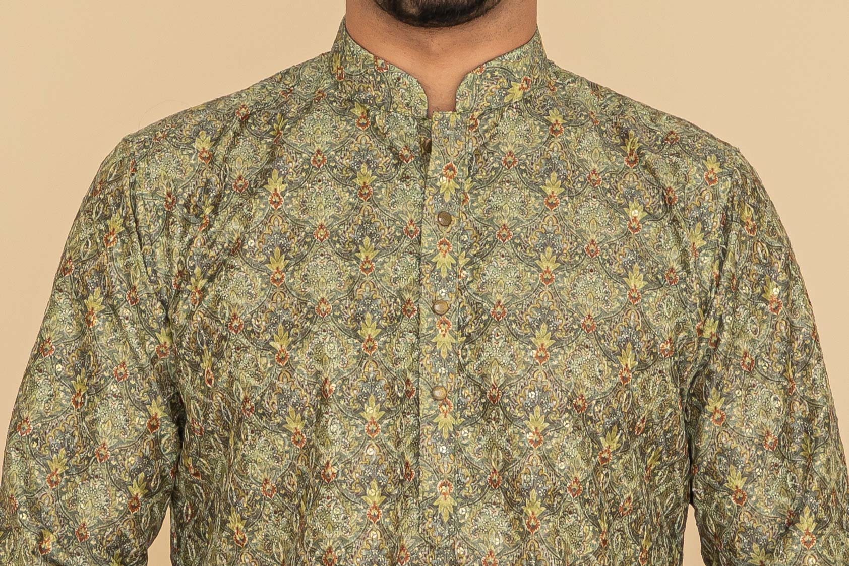 MLS PRINTED KURTA PAJAMA