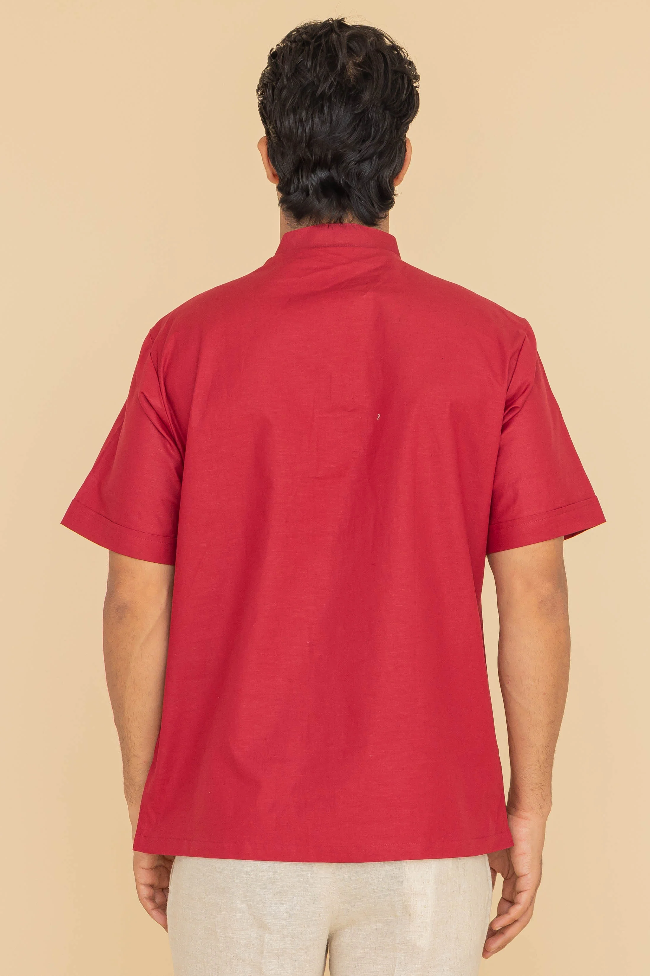 MLS SHORT KURTA HALF SLEEVES