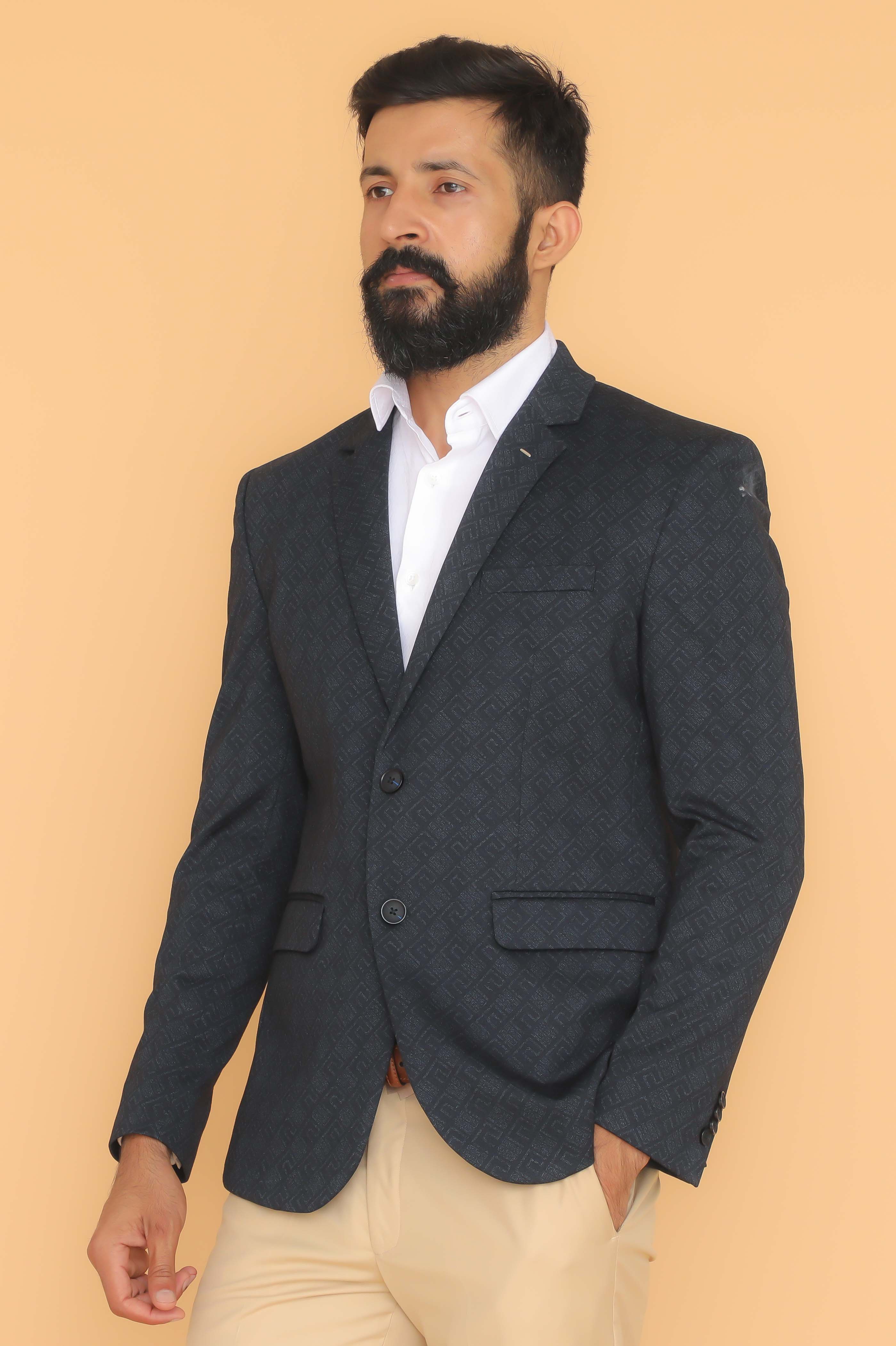 MLS TEXTURED COAT 1PC