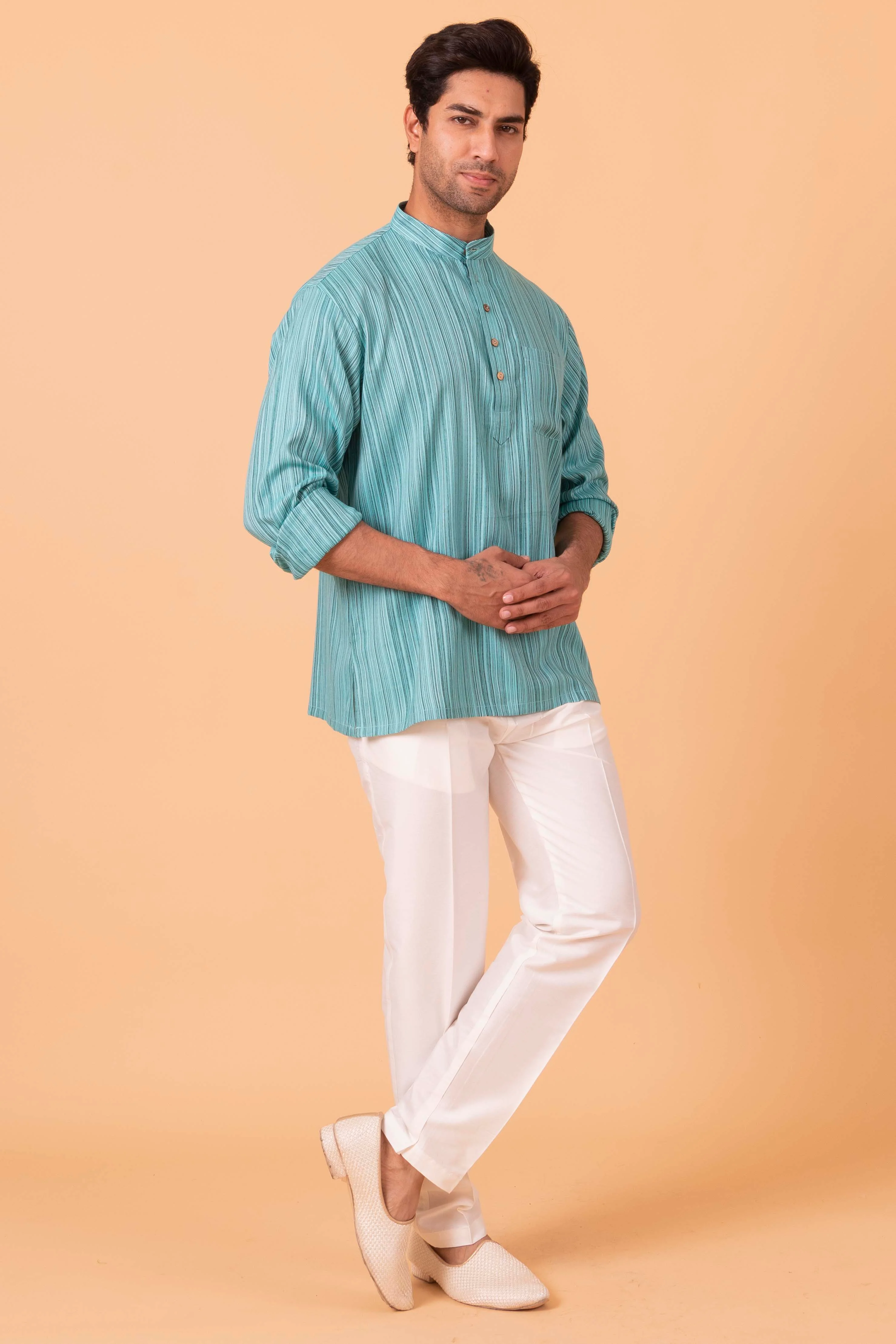 MLS SHORT KURTA FULL SLEEVES
