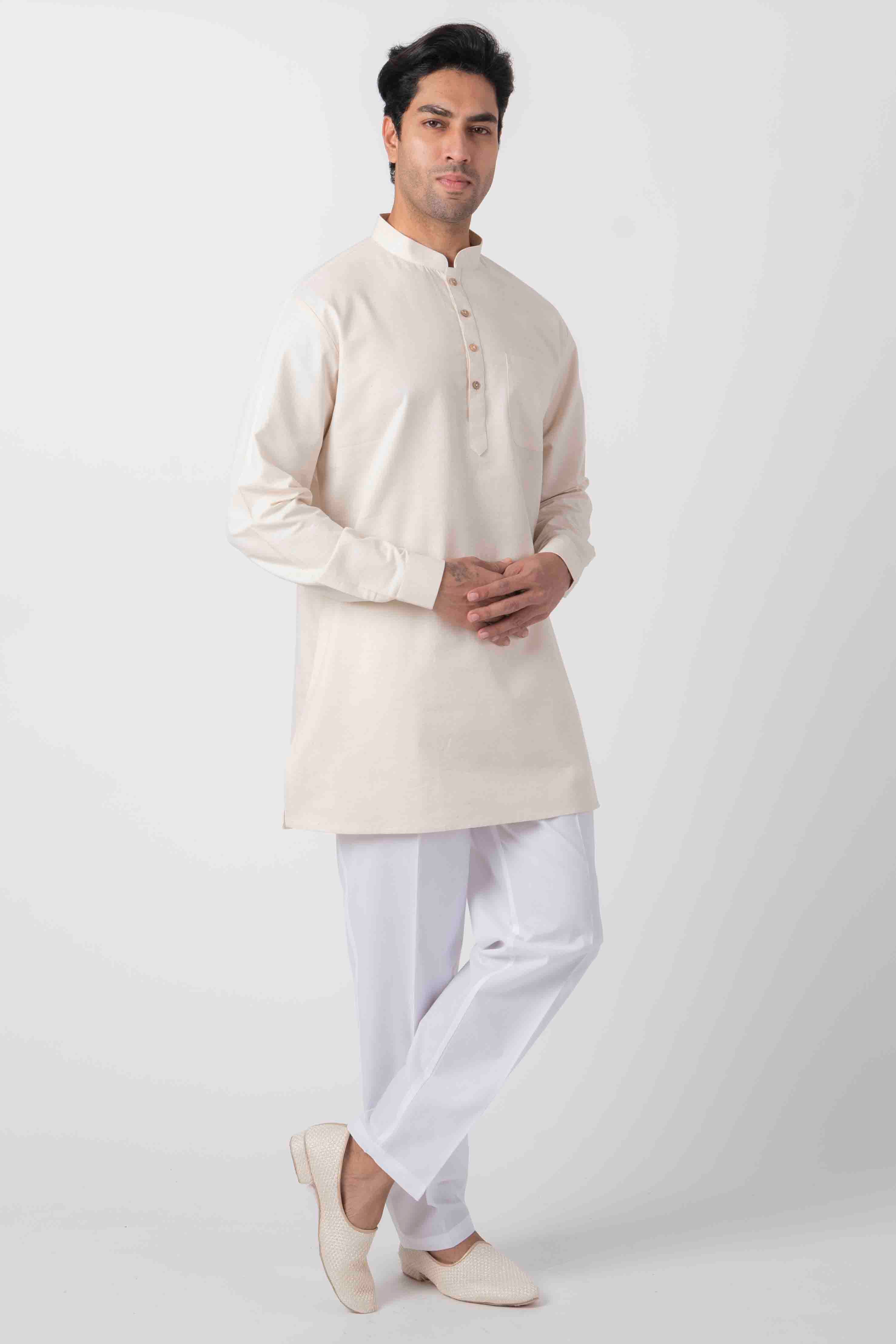 MLS COTTON KURTA ( MID LENGTH)
