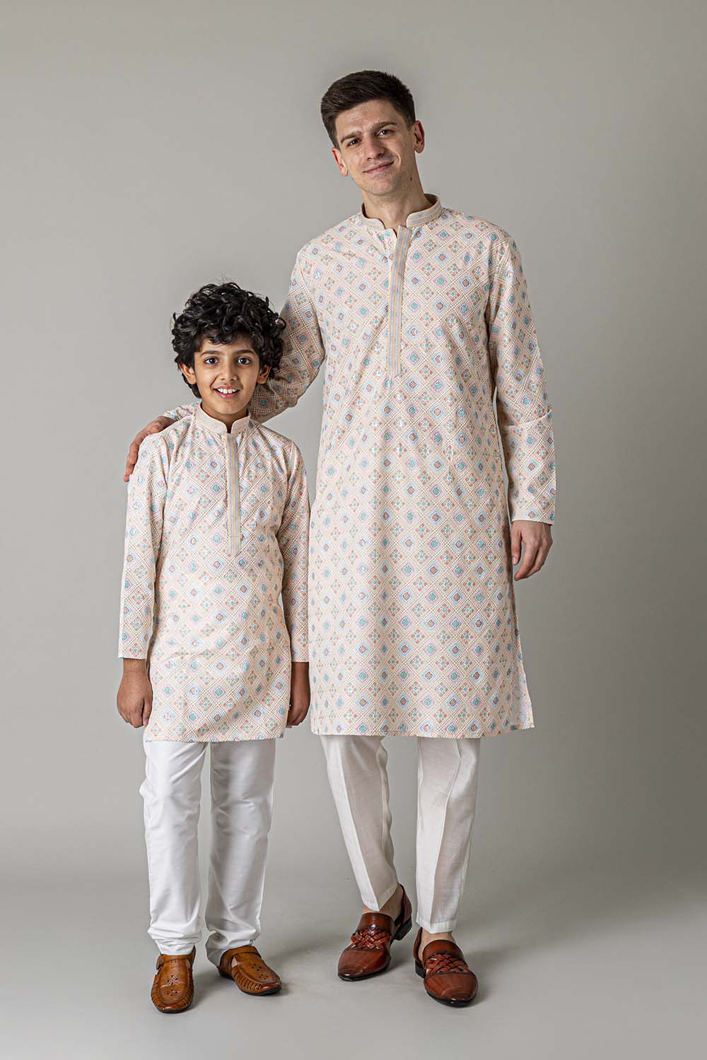 MLS KIDS EMBROIDERED KURTA PAJAMA