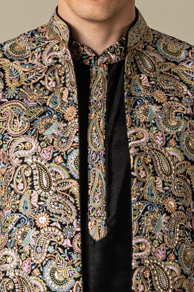 MLS KURTA JAWAHAR SET