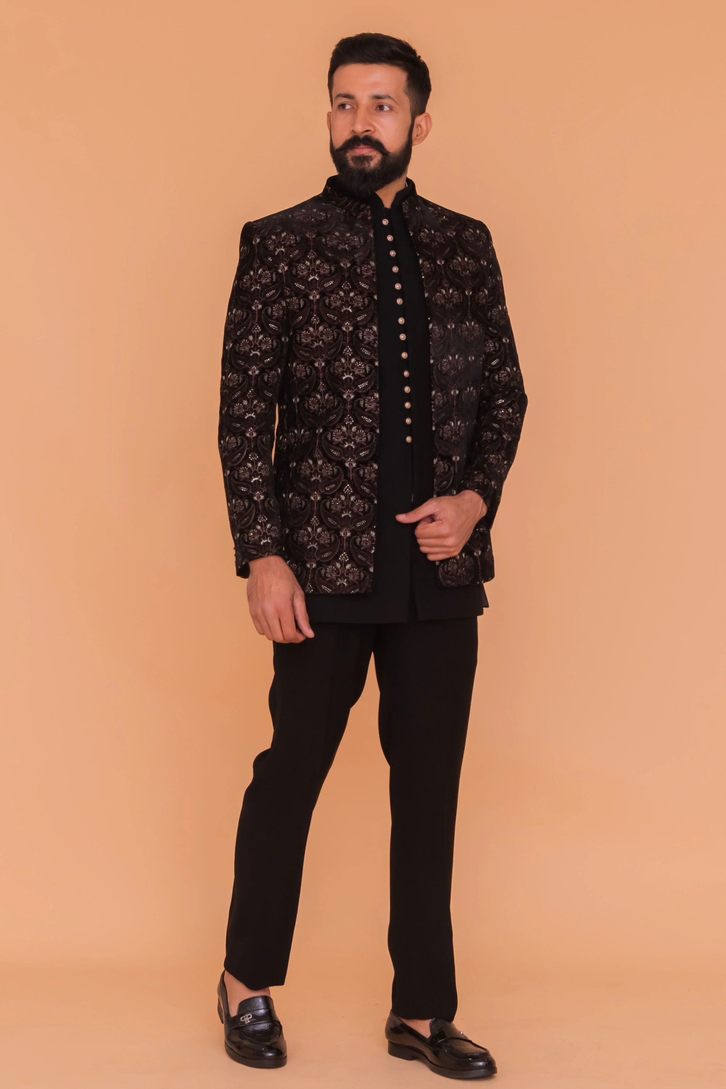 MLS JODHPURI SUIT 3 PCS