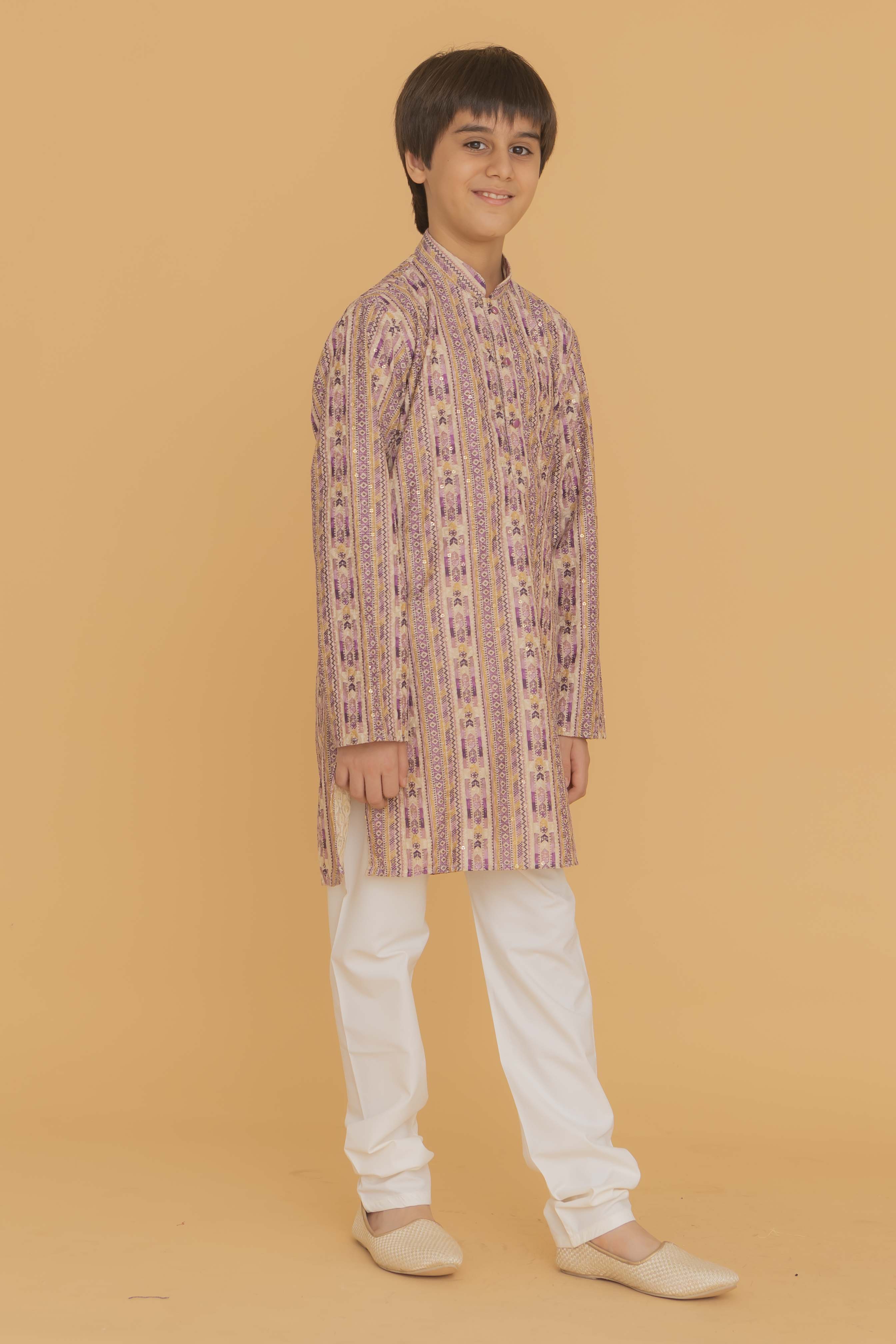 MLS KIDS PRINTED KURTA PAJAMA