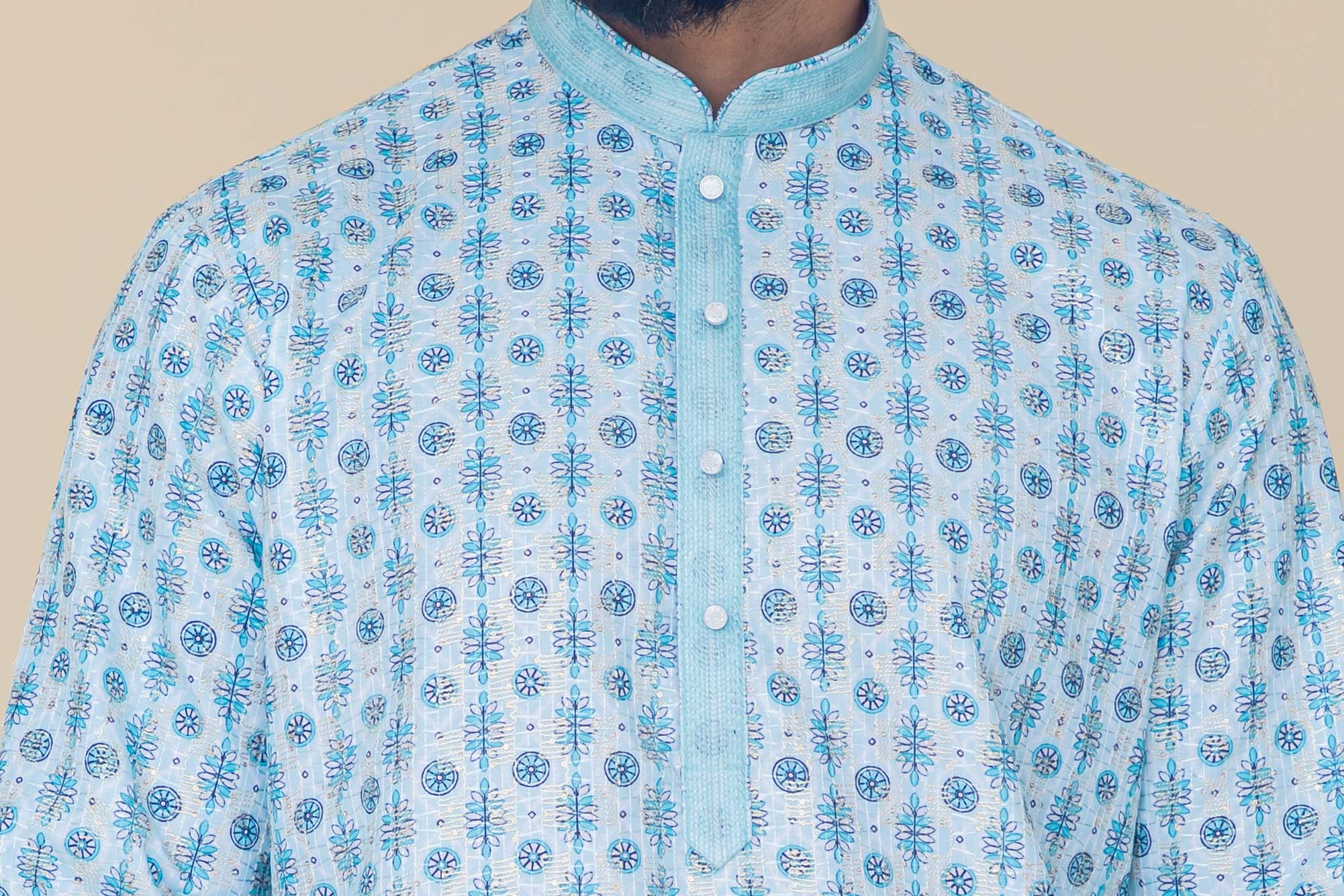 MLS PRINTED KURTA PAJAMA