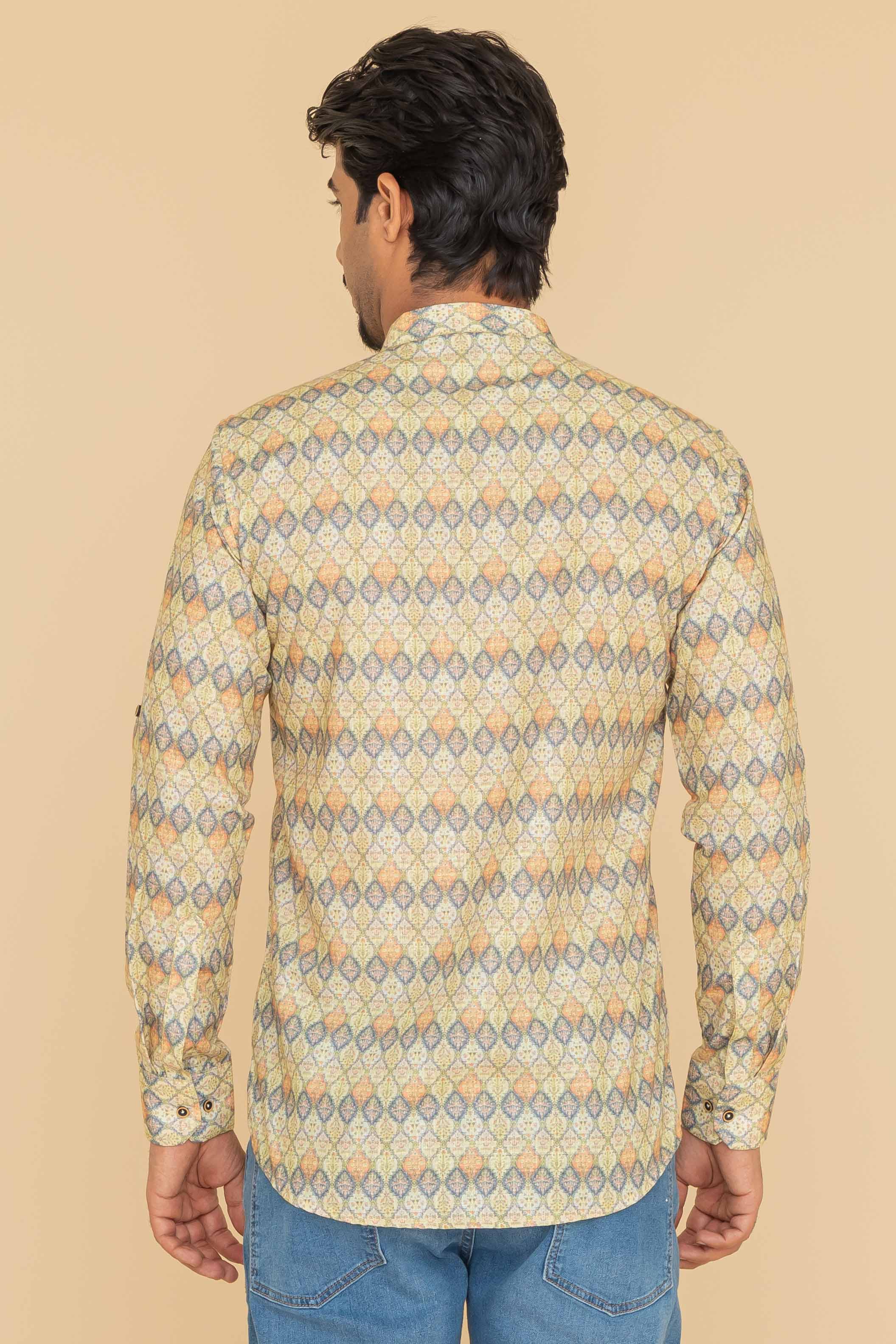 MLS SHORT KURTA FULL SLEEVES