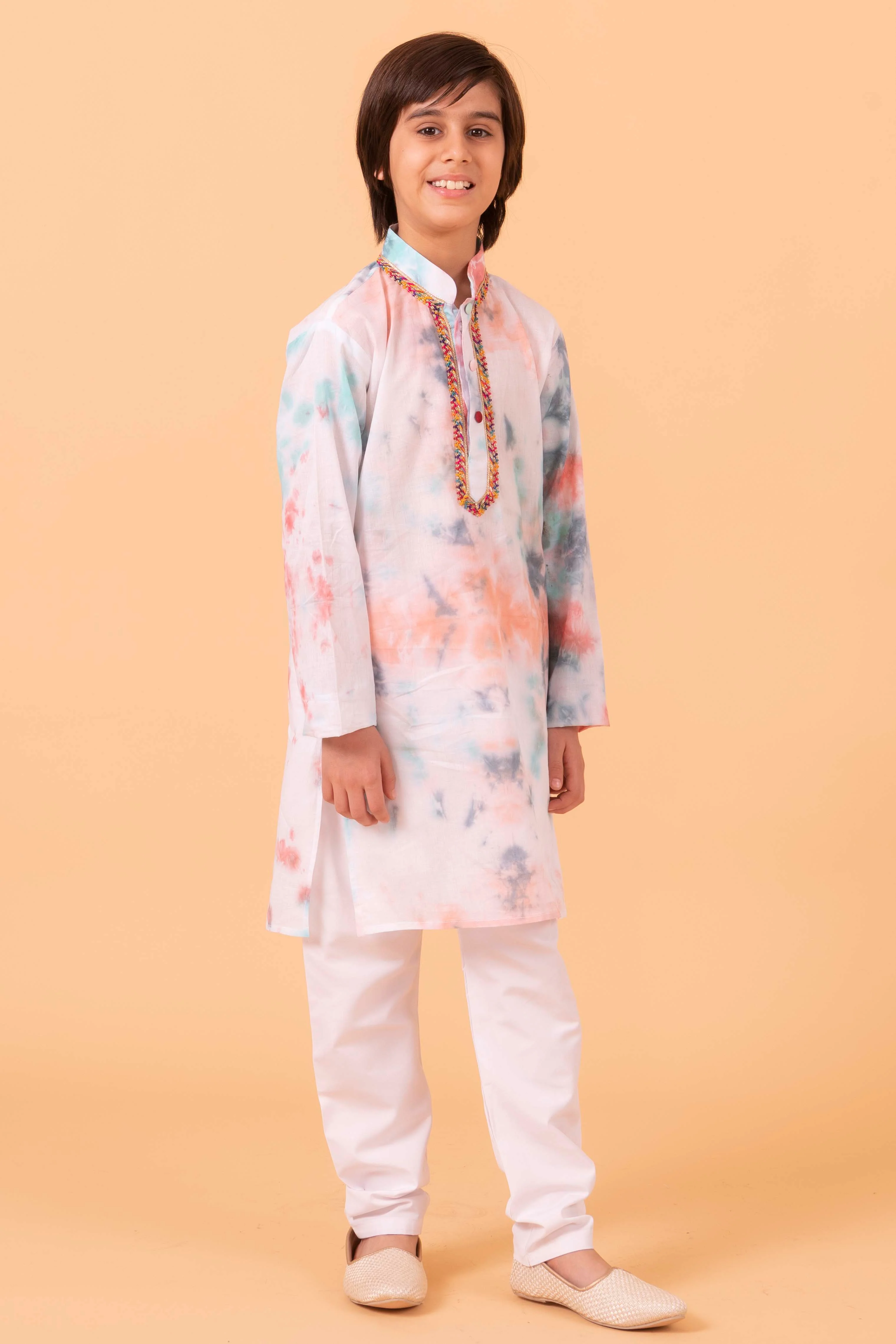 MLS PRINTED KIDS KURTA PAJAMA