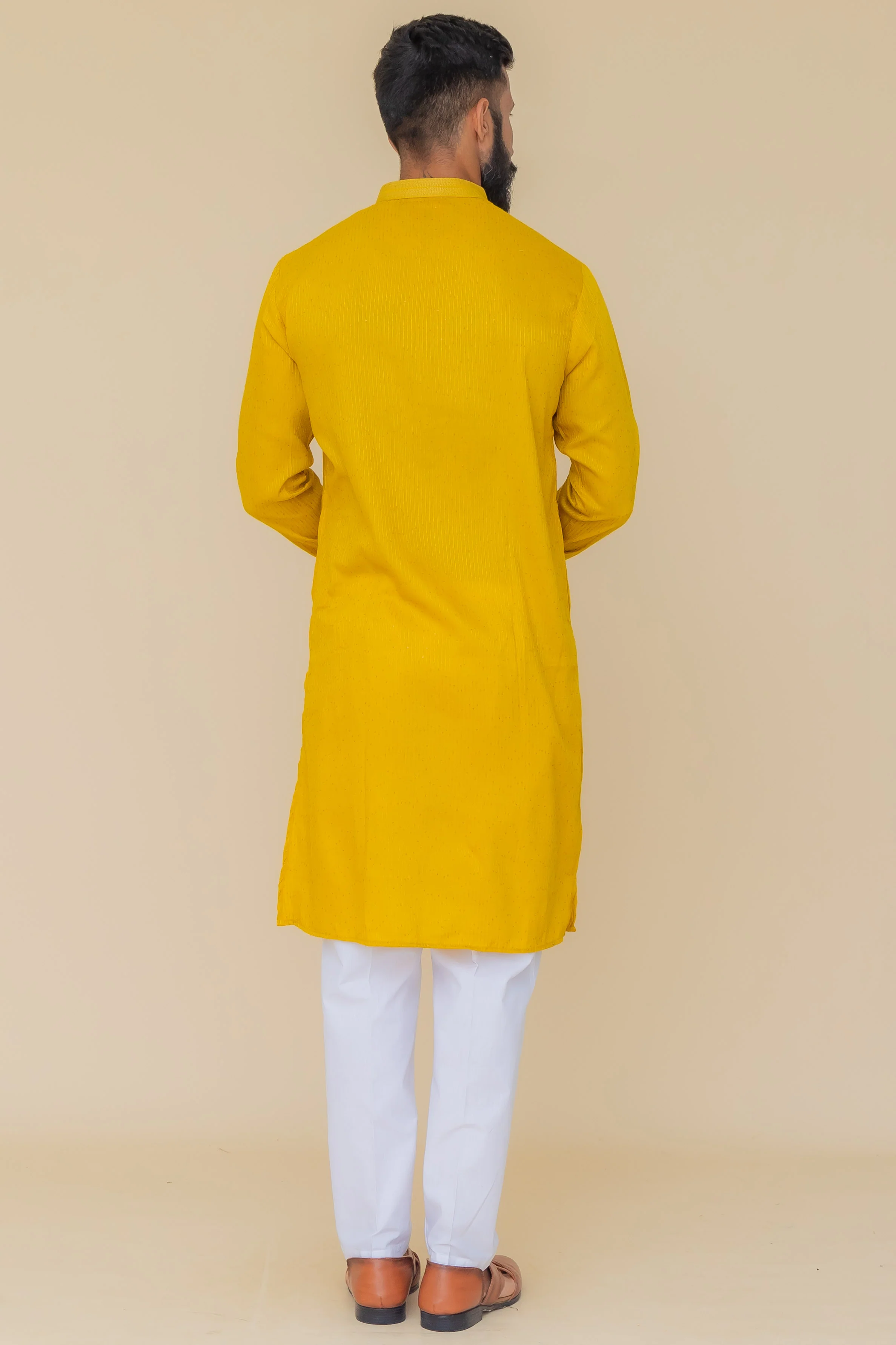 MLS EMBROIDERED KURTA PAJAMA