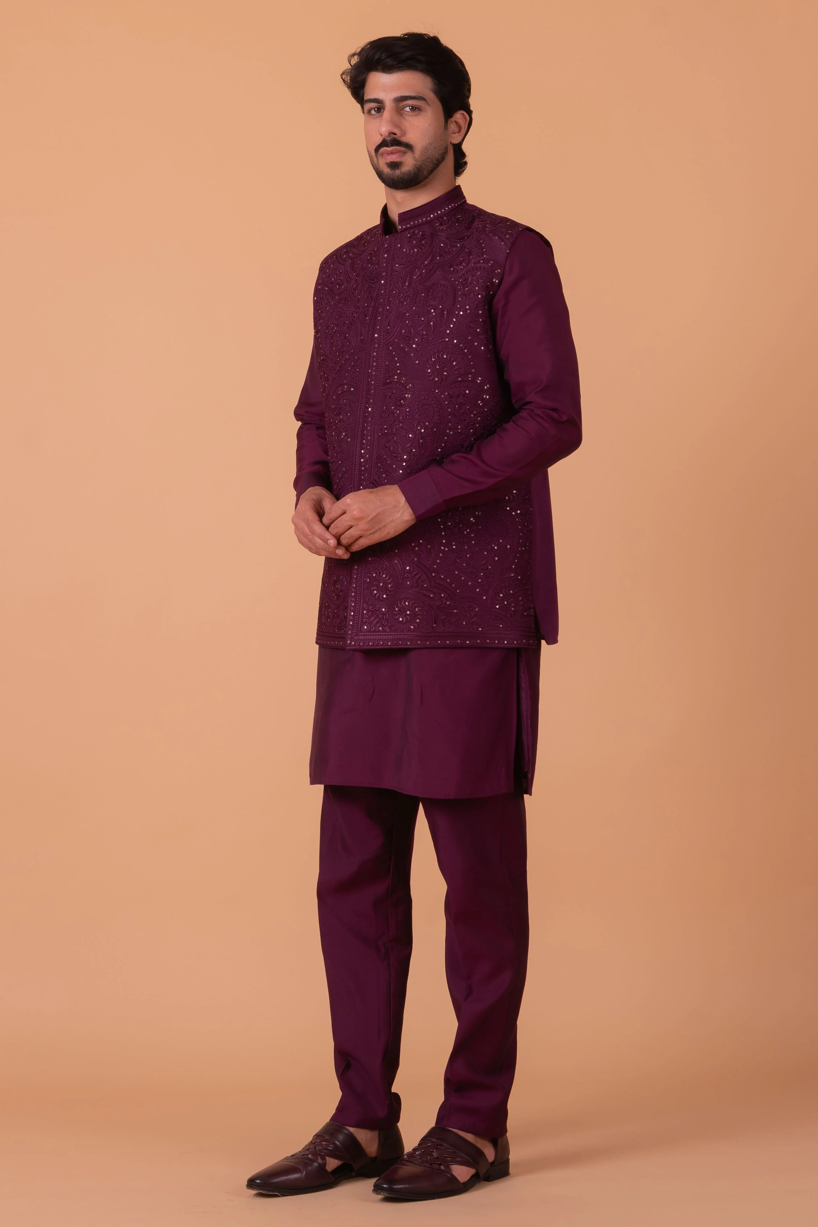 MLS KURTA JAWAHAR SET