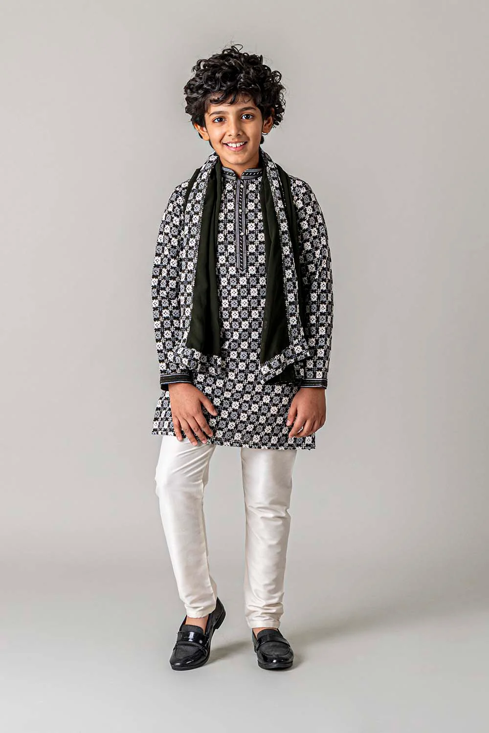 MLS KIDS CHIKANKARI KURTA PAJAMA