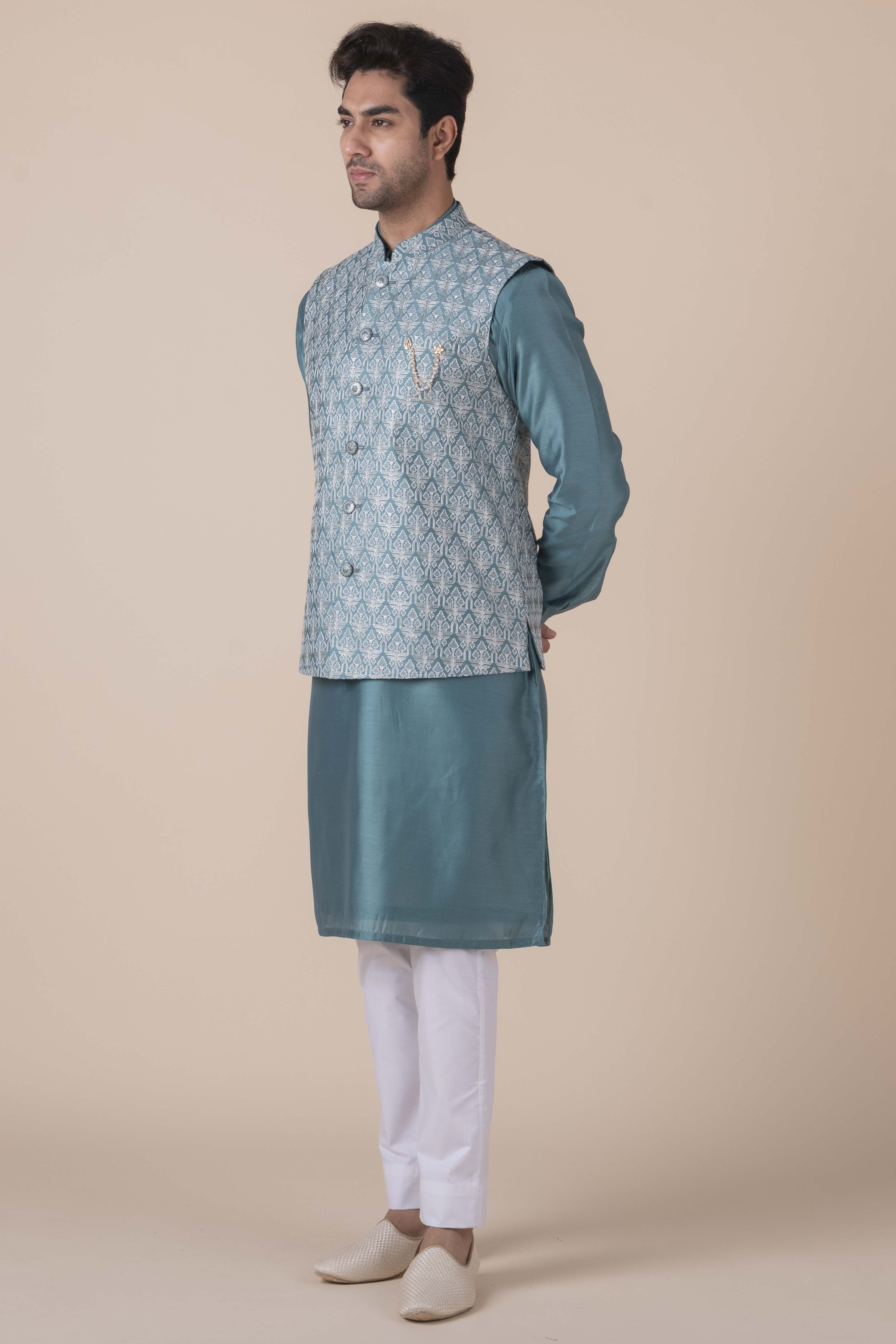 MLS KURTA JAWAHAR SET