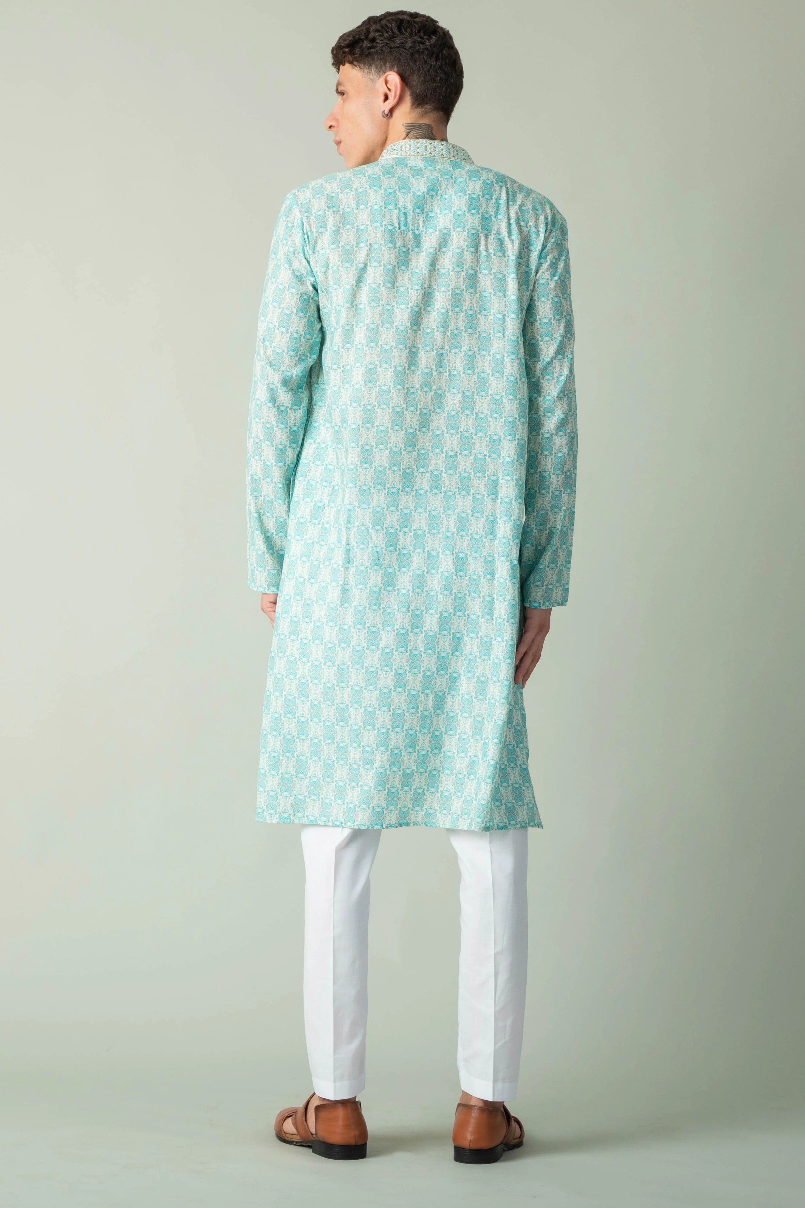 MLS PRINTED KURTA PAJAMA