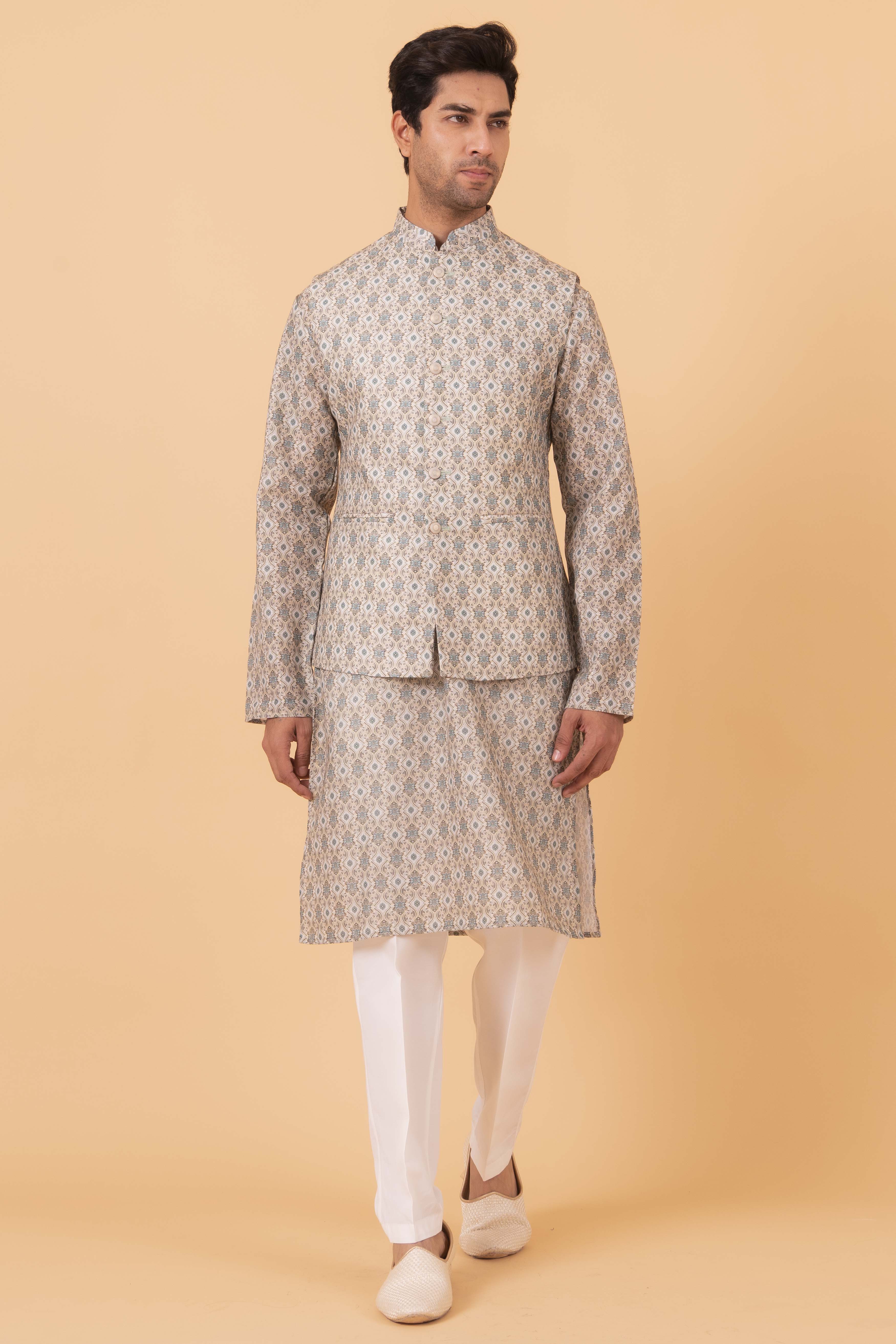 MLS KURTA JAWAHAR SET